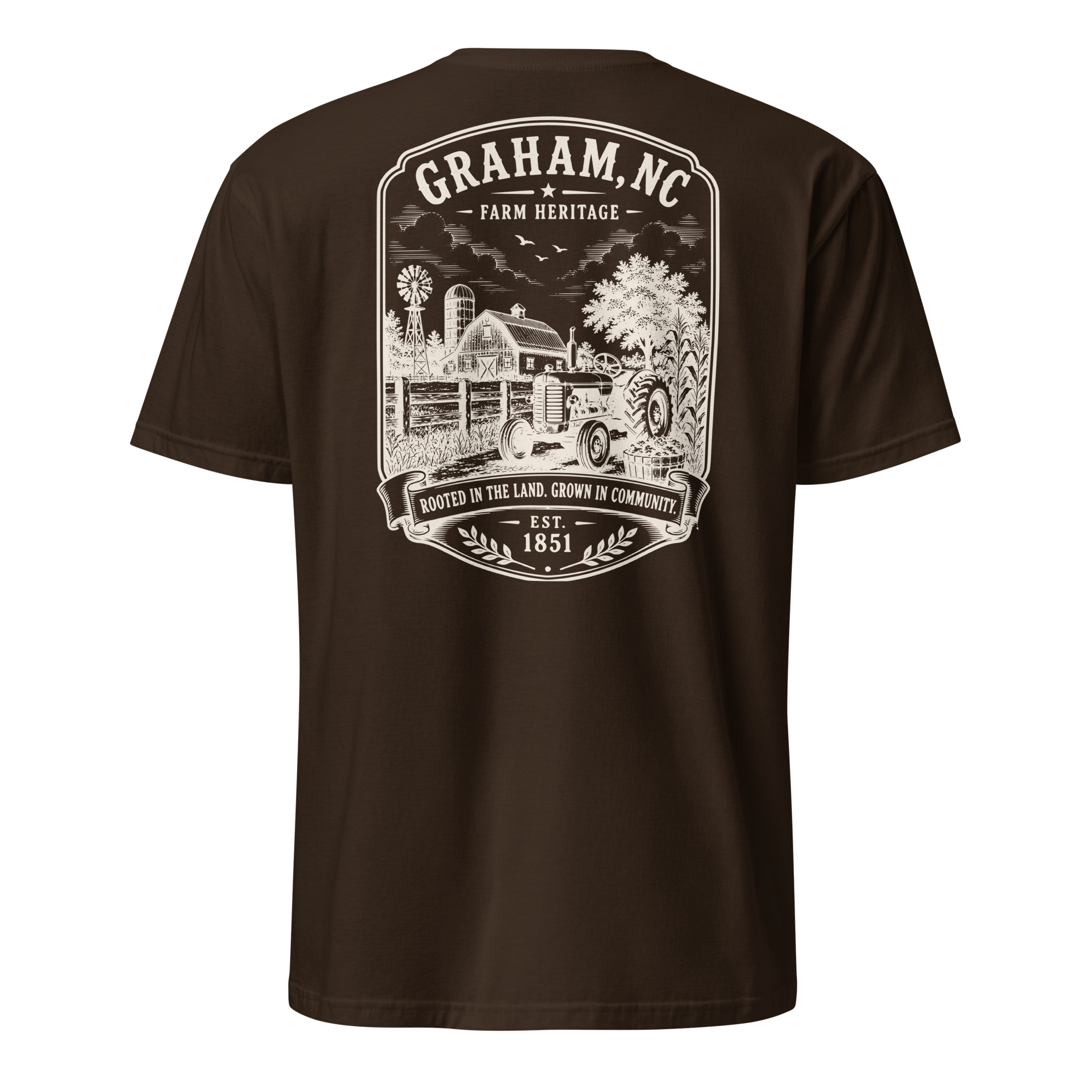 Graham, NC - Farm Heritage - Short-Sleeve Unisex