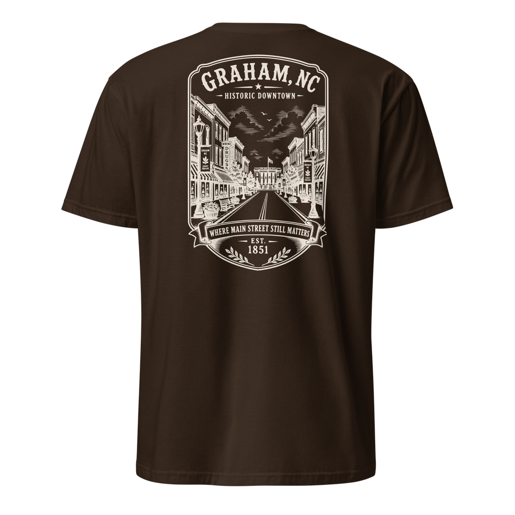 Graham, NC - Downtown - Short-Sleeve Unisex