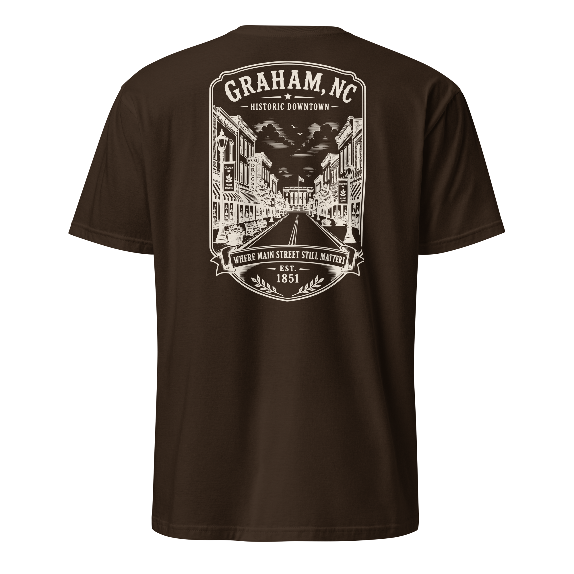 Graham, NC - Downtown - Short-Sleeve Unisex
