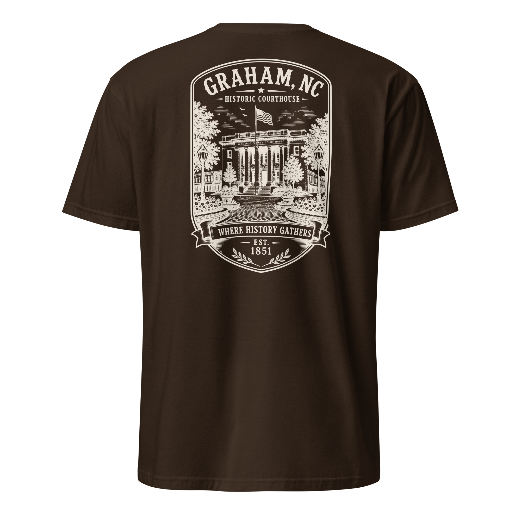 Graham, NC - Historic Courthouse - Short-Sleeve Unisex