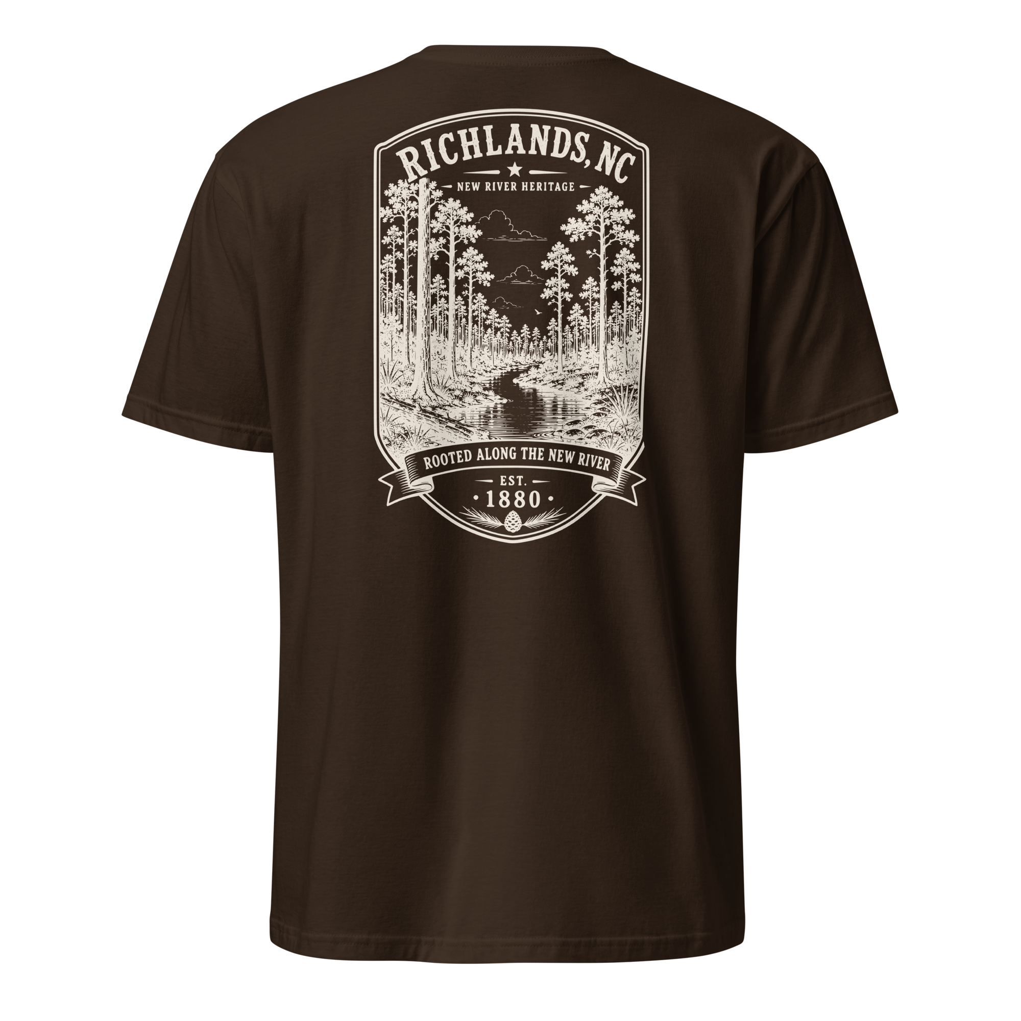 Richlands, NC - Rooted Along The New River - Short-Sleeve Unisex