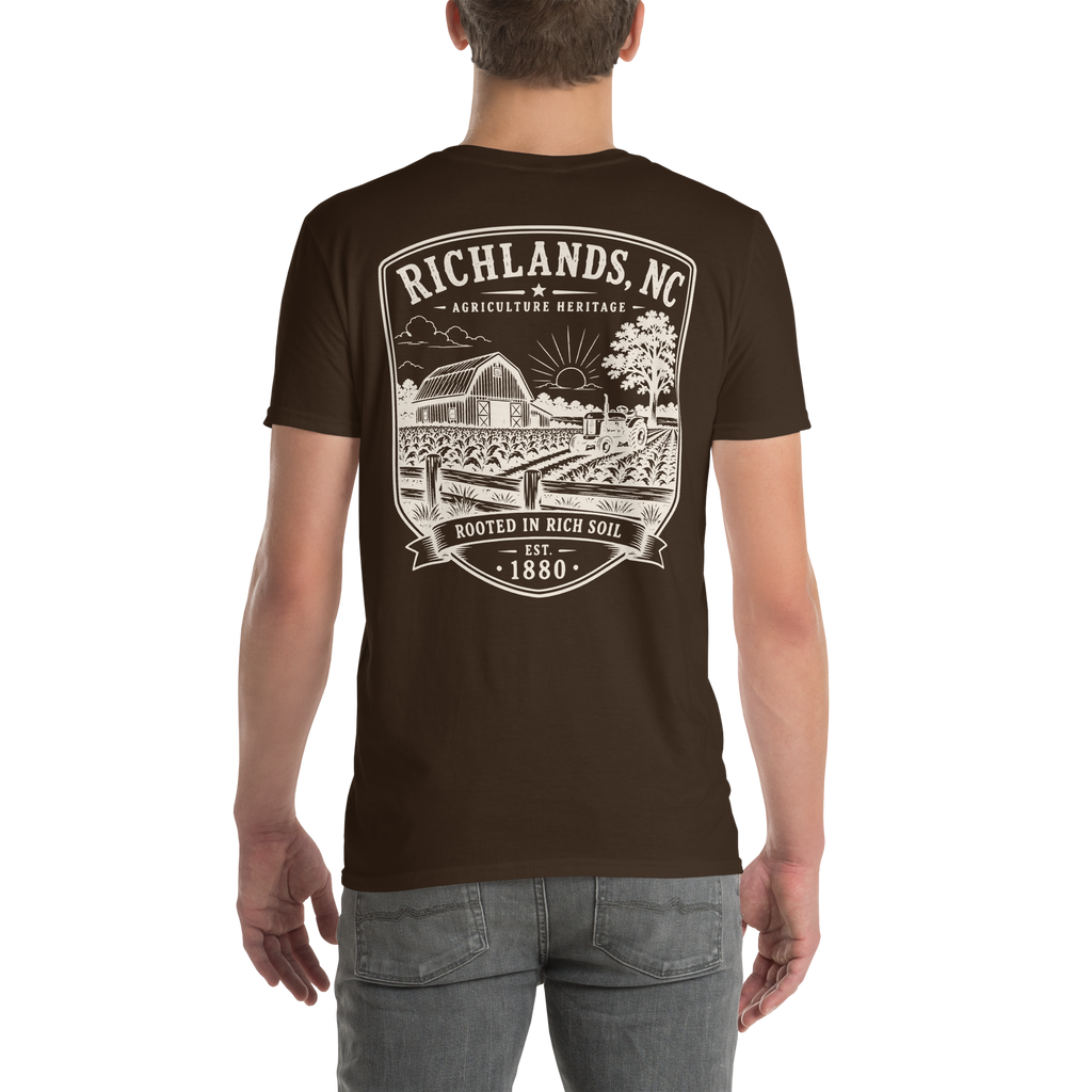 Richlands, NC - Rooted In Rich Soil - Short-Sleeve Unisex