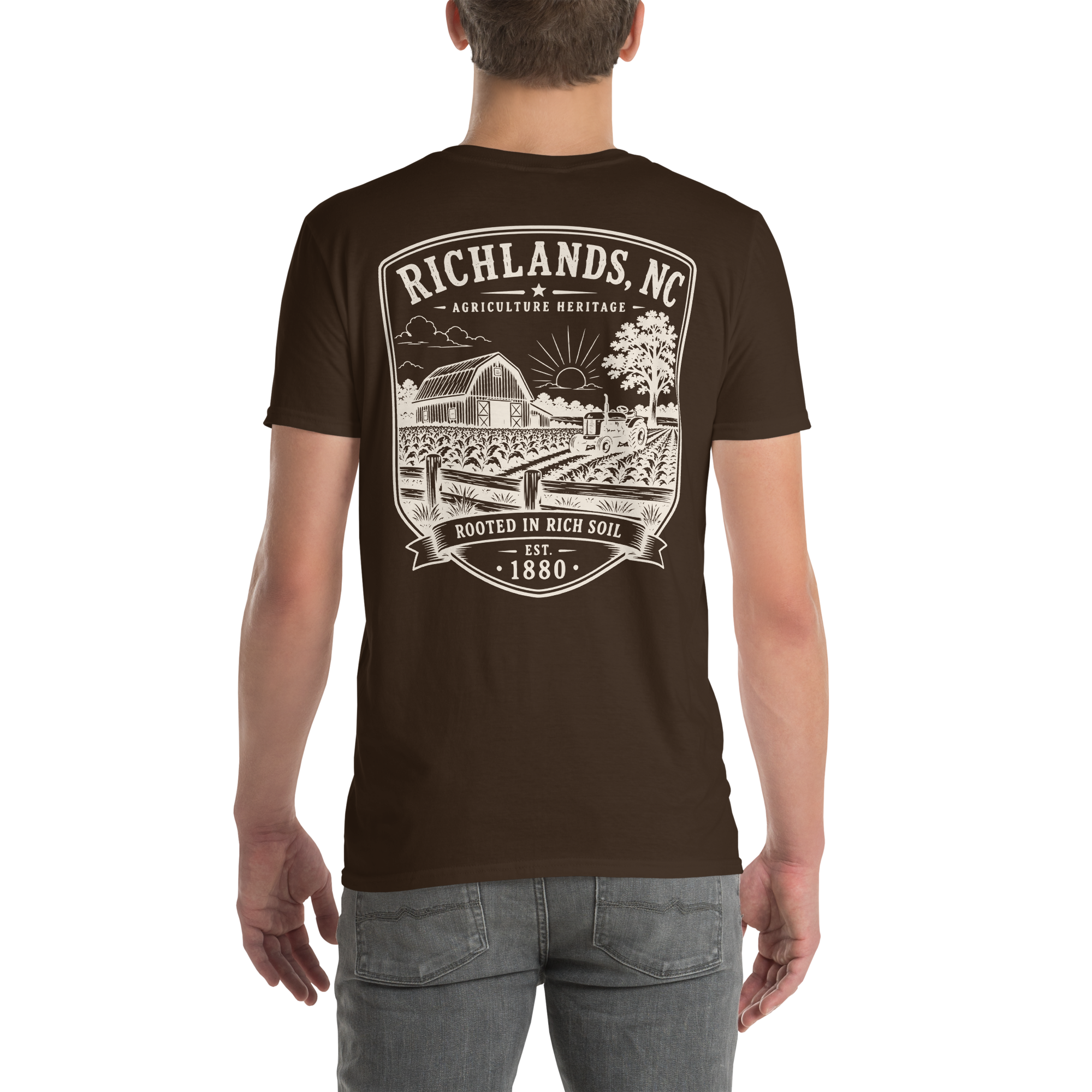 Richlands, NC - Rooted In Rich Soil - Short-Sleeve Unisex