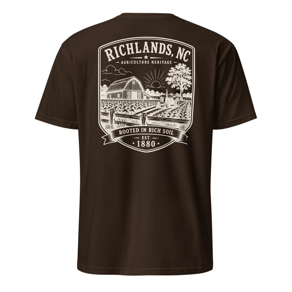Richlands, NC - Rooted In Rich Soil - Short-Sleeve Unisex