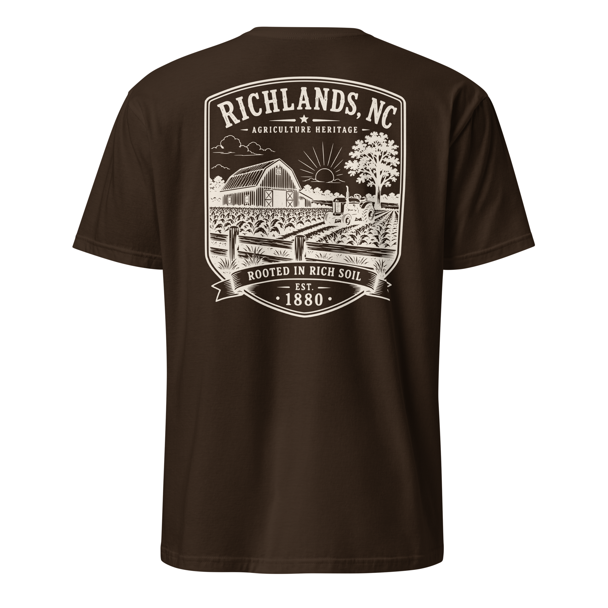 Richlands, NC - Rooted In Rich Soil - Short-Sleeve Unisex