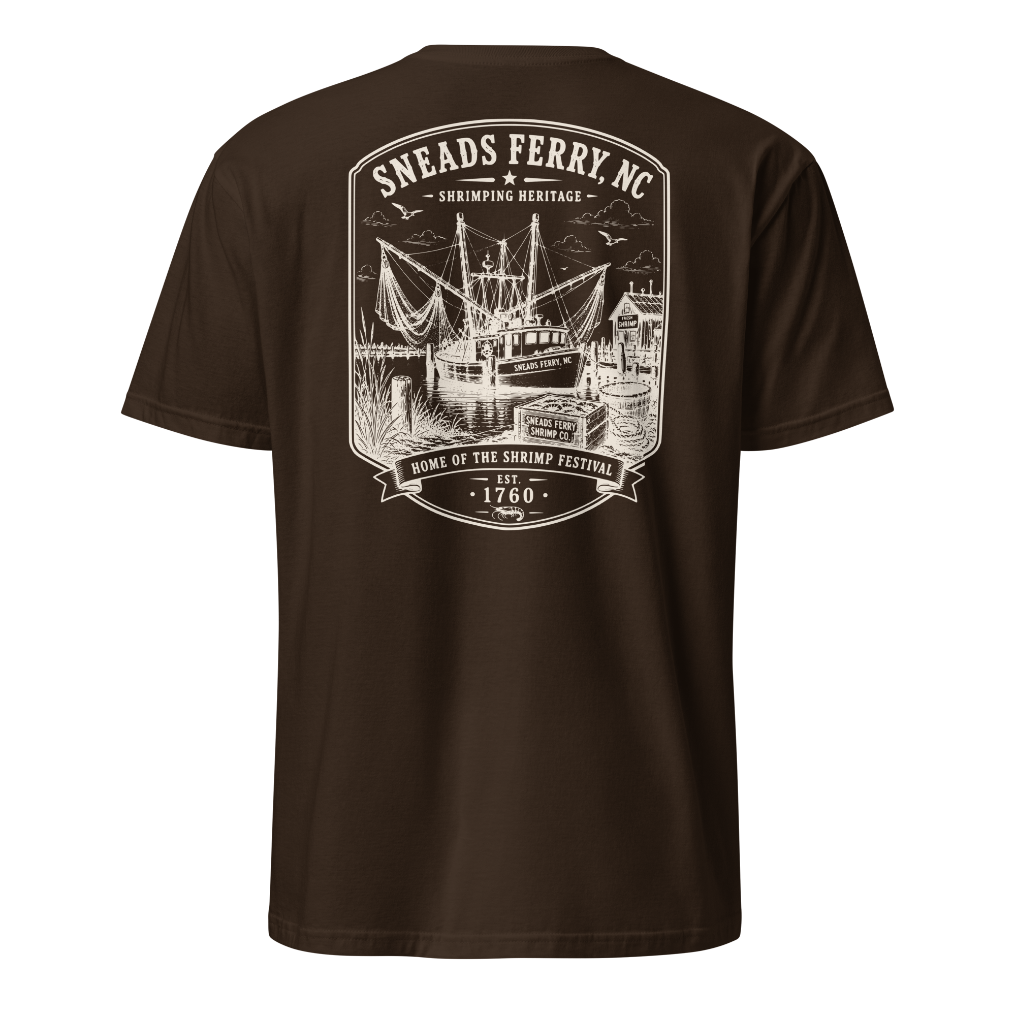 Sneads Ferry, NC - Shrimping Heritage - Short-Sleeve Unisex