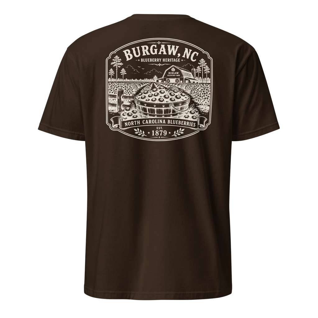Burgaw, NC - Blueberry Heritage - Short-Sleeve Unisex