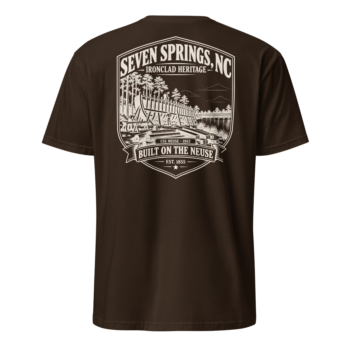 Seven Springs, NC - Built On The Neuse - Short-Sleeve Unisex T-Shirt