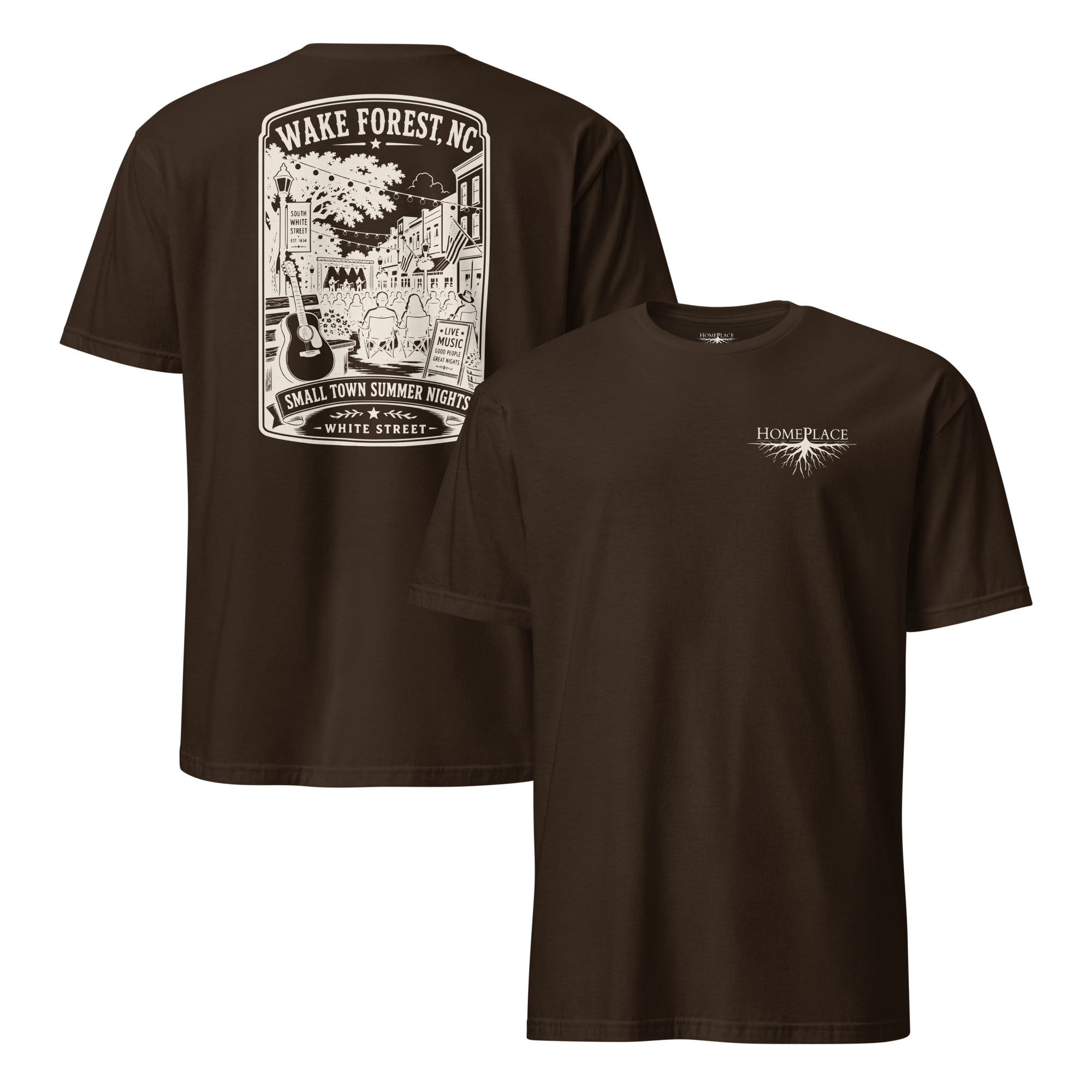 Wake Forest, NC - Small Town Summer Nights - Short-Sleeve Unisex