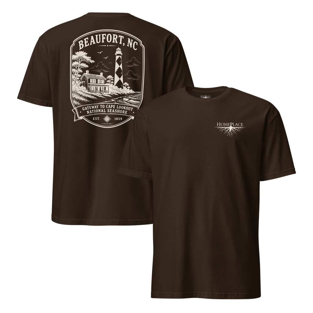 Beaufort, NC - Gateway To Cape Lookout - Short-Sleeve Unisex