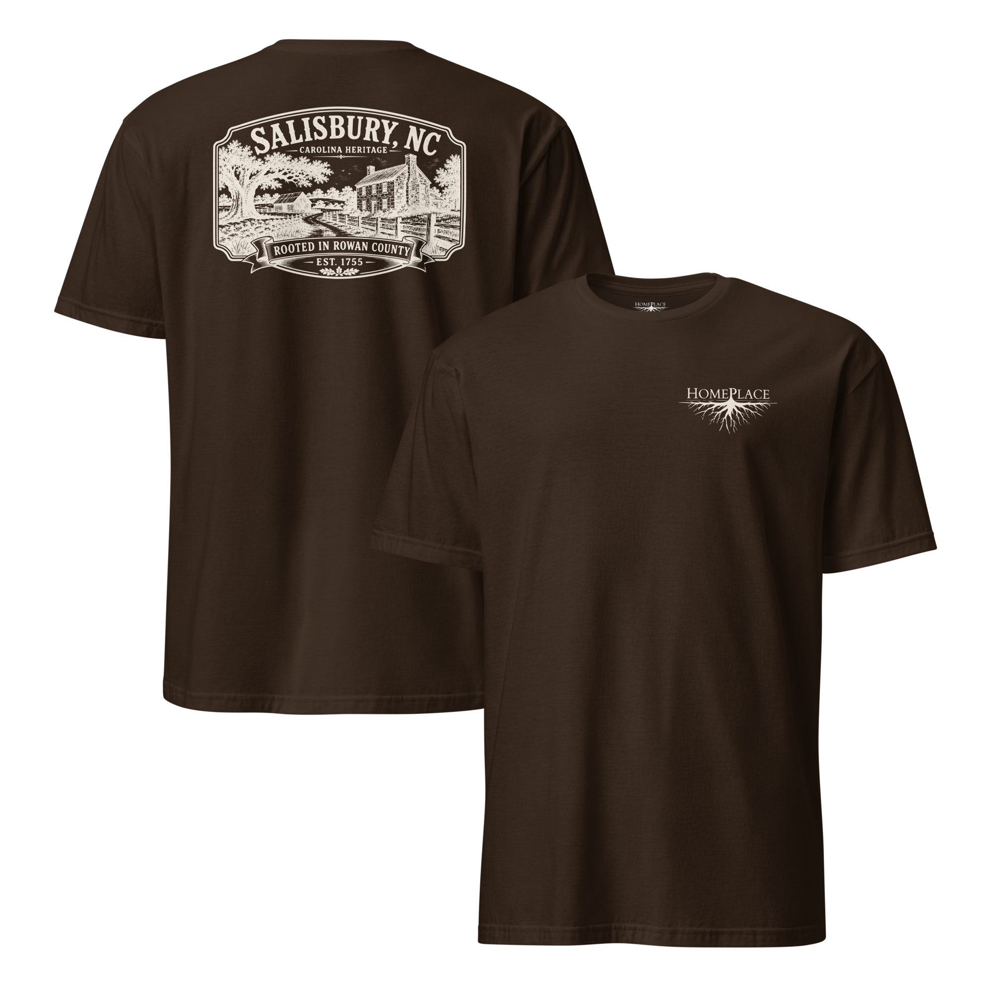 Salisbury, NC - Rooted In Rowan - Short-Sleeve Unisex