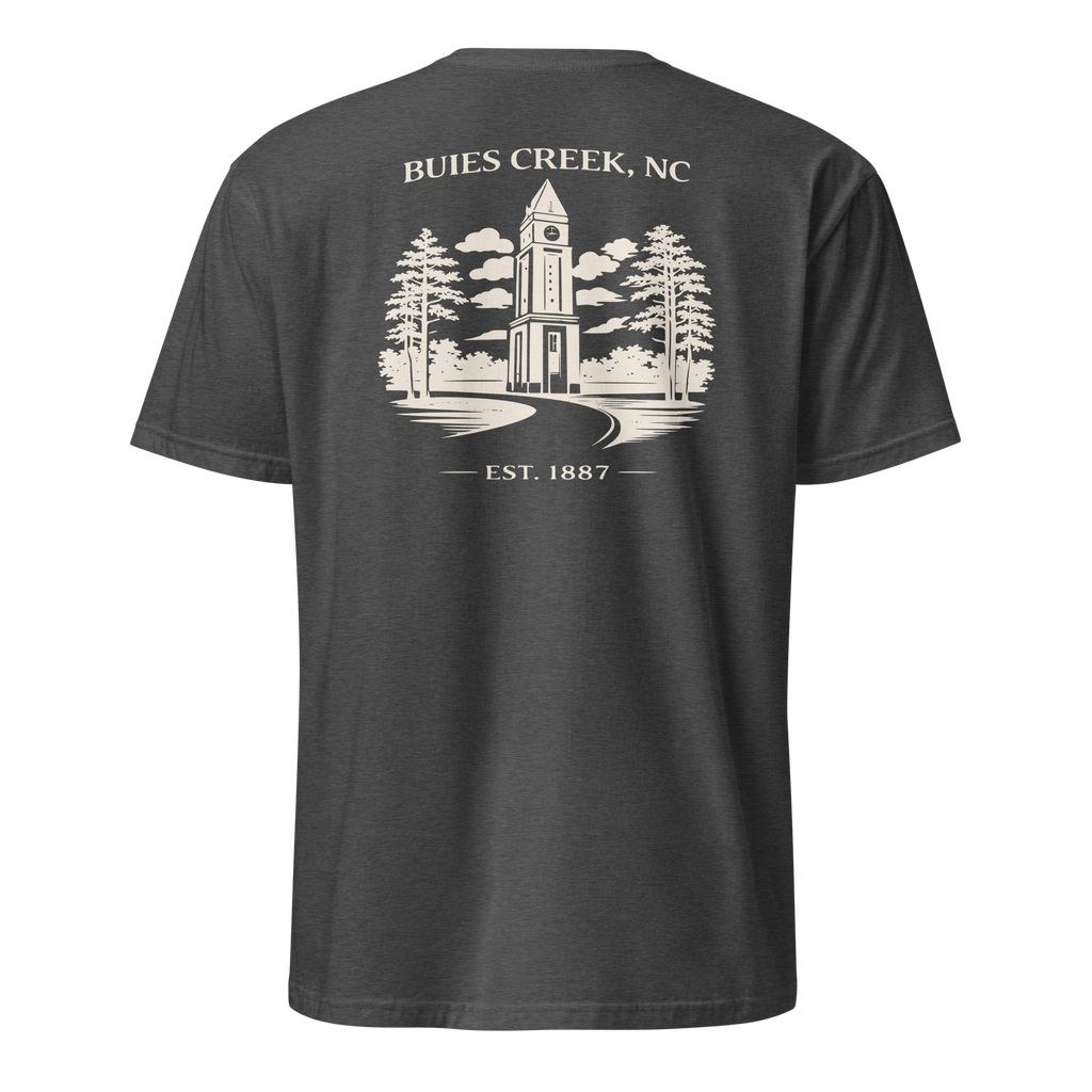 Buies Creek, NC - Campus Tower - Unisex T-Shirt