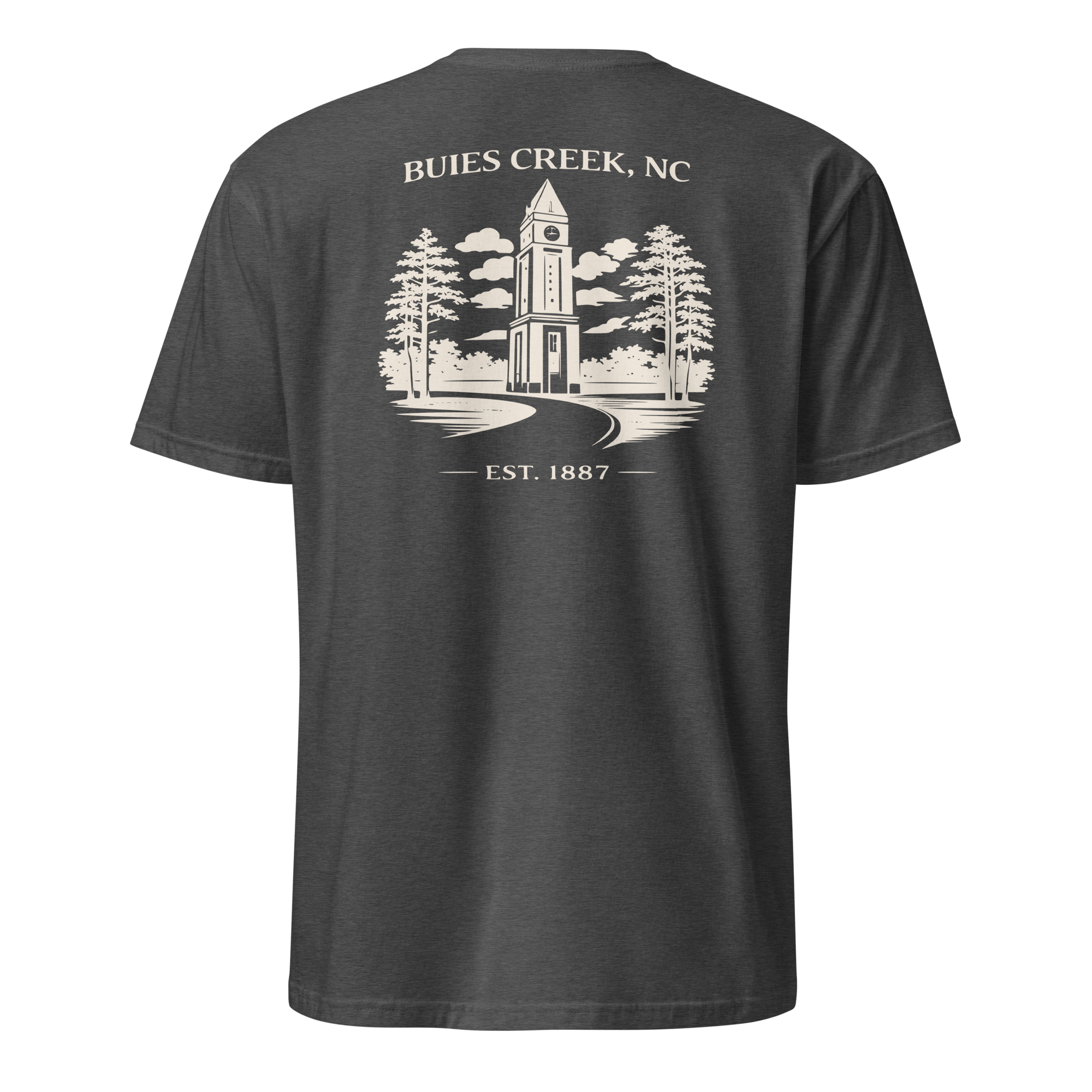 Buies Creek, NC - Campus Tower - Unisex T-Shirt