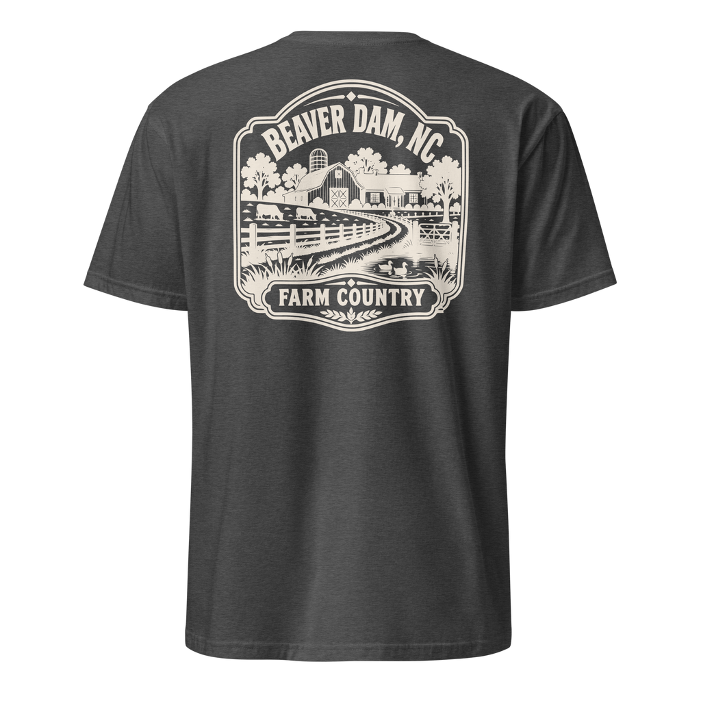 Beaver Dam, NC - Farm Country - Unisex T-Shirt