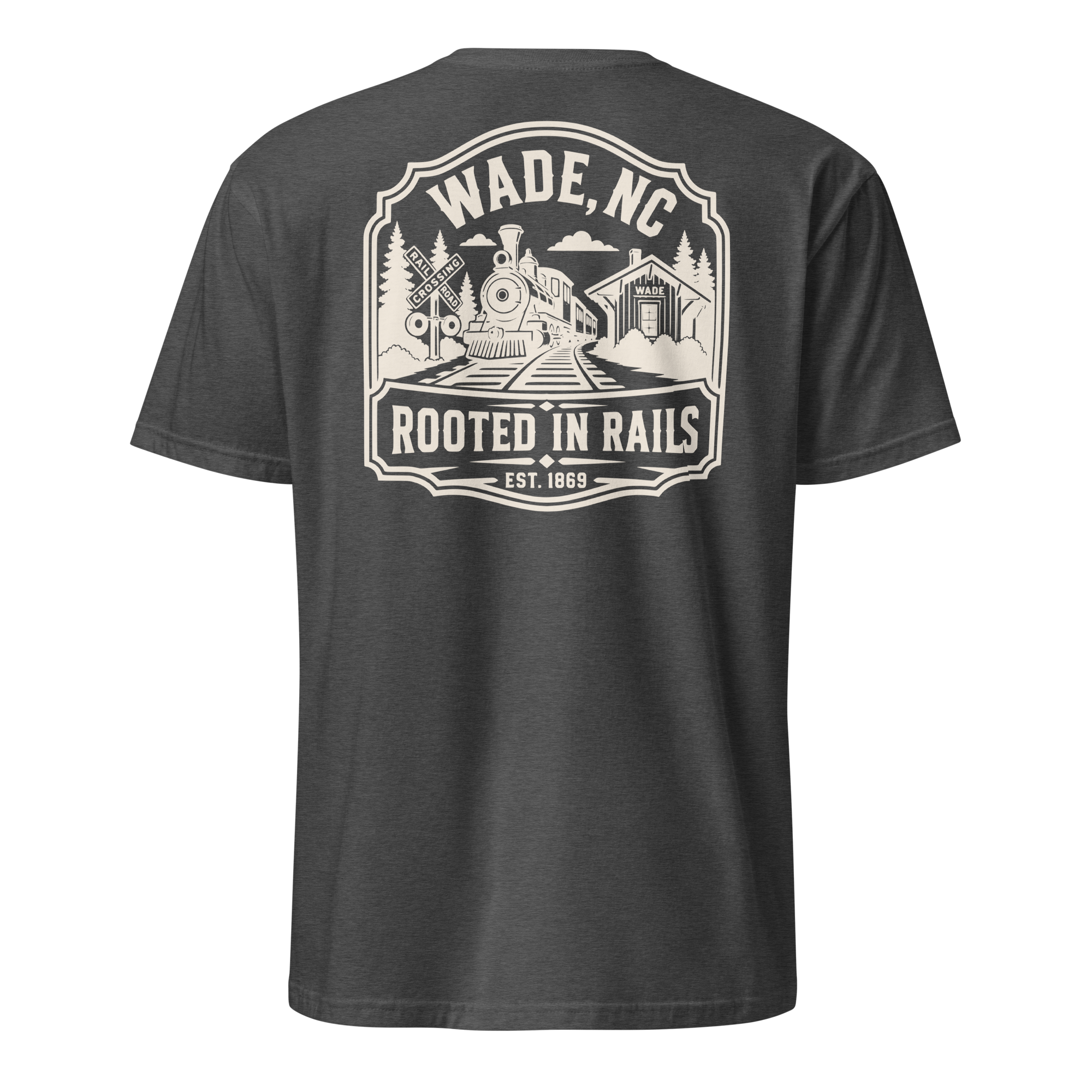 Wade, NC - Railroad Town - Unisex T-Shirt