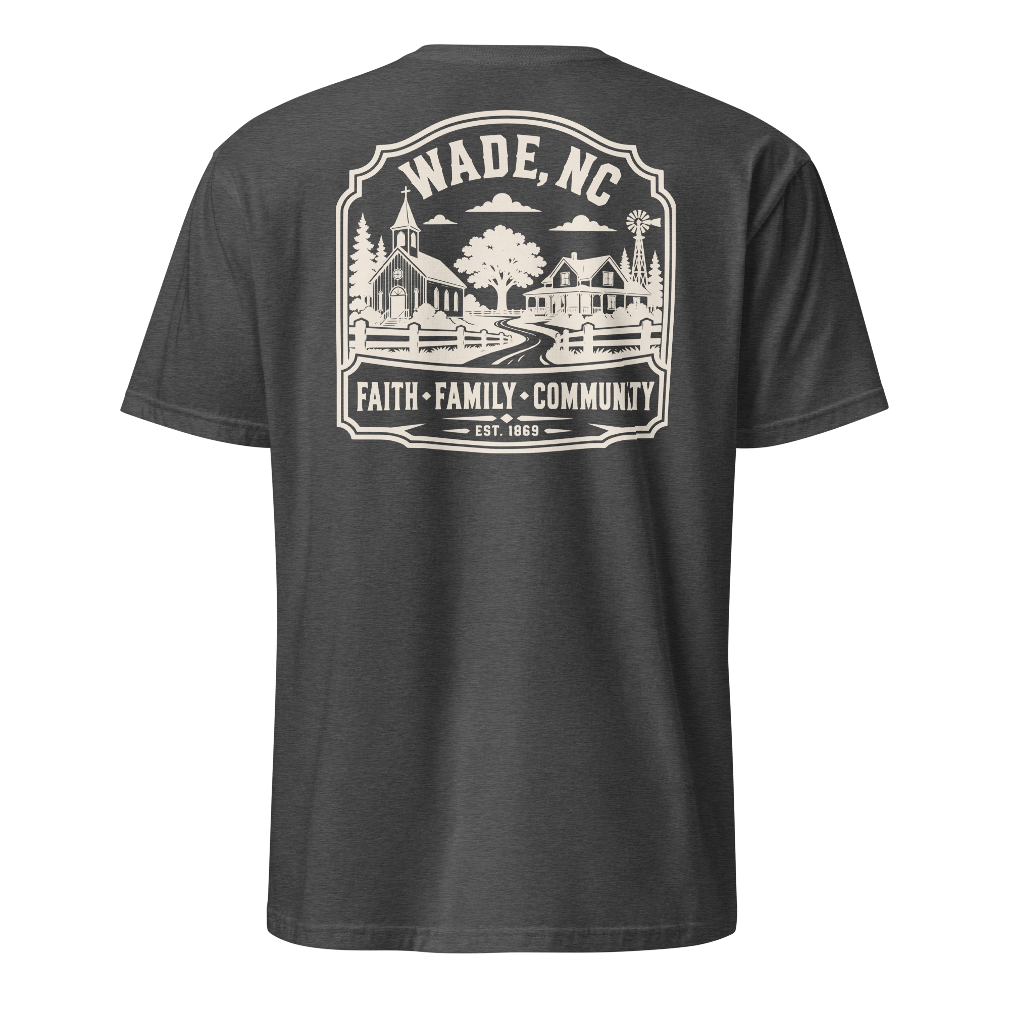 Wade, NC - Faith Family Community - Unisex T-Shirt