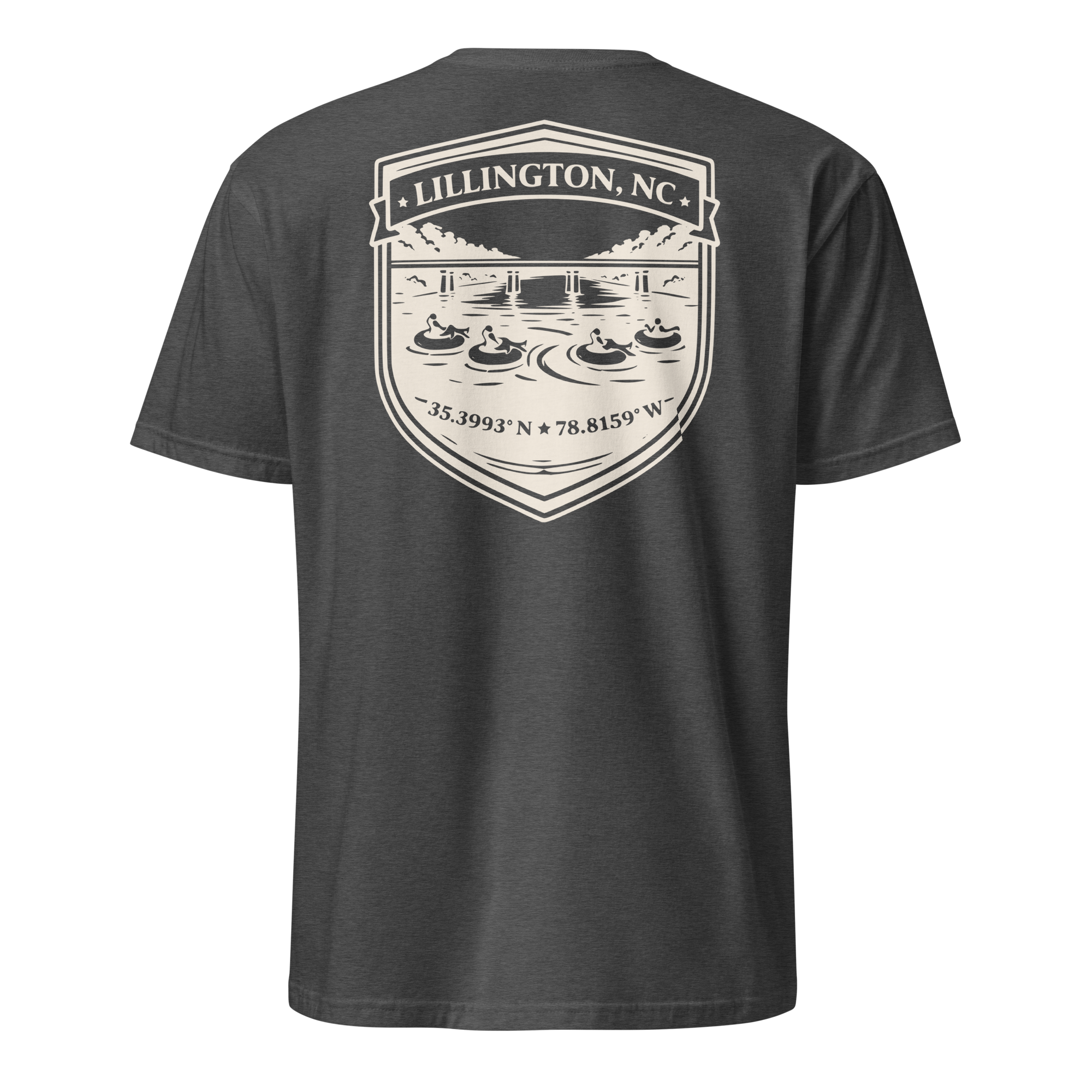 Lillington, NC - River Tubing - Unisex T-Shirt