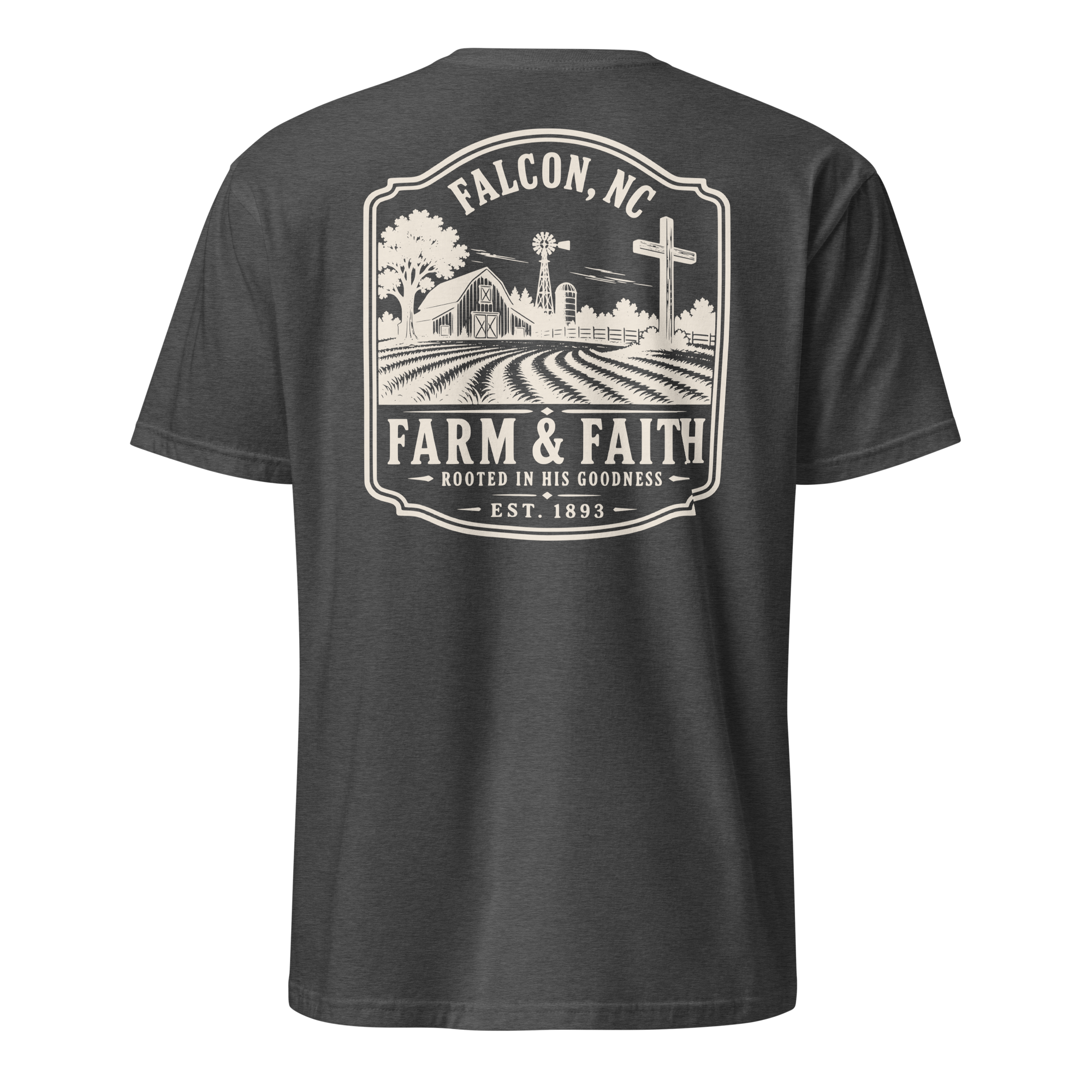 Falcon, NC - Farm & Faith - Unisex T-Shirt
