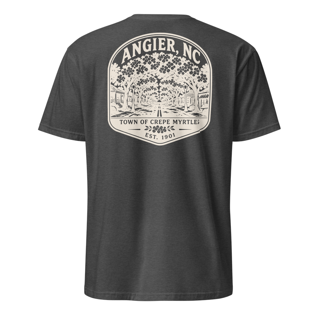 Angier, NC - Street of Crepe Myrtles - Unisex T-Shirt
