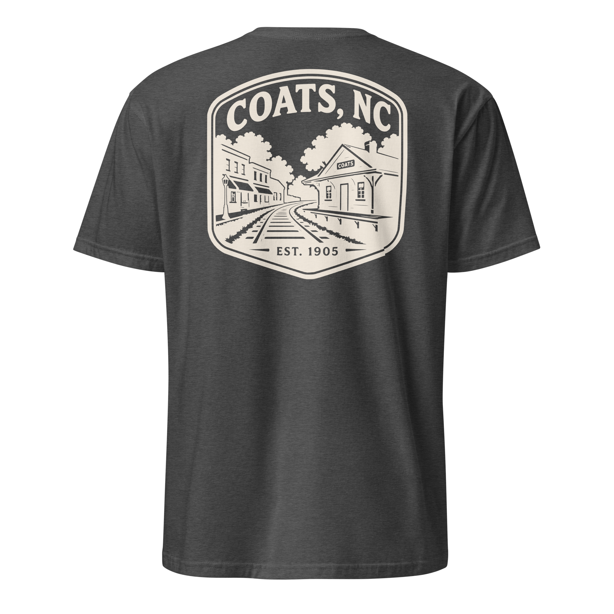 Coats, NC - Railroad Town - Unisex T-Shirt