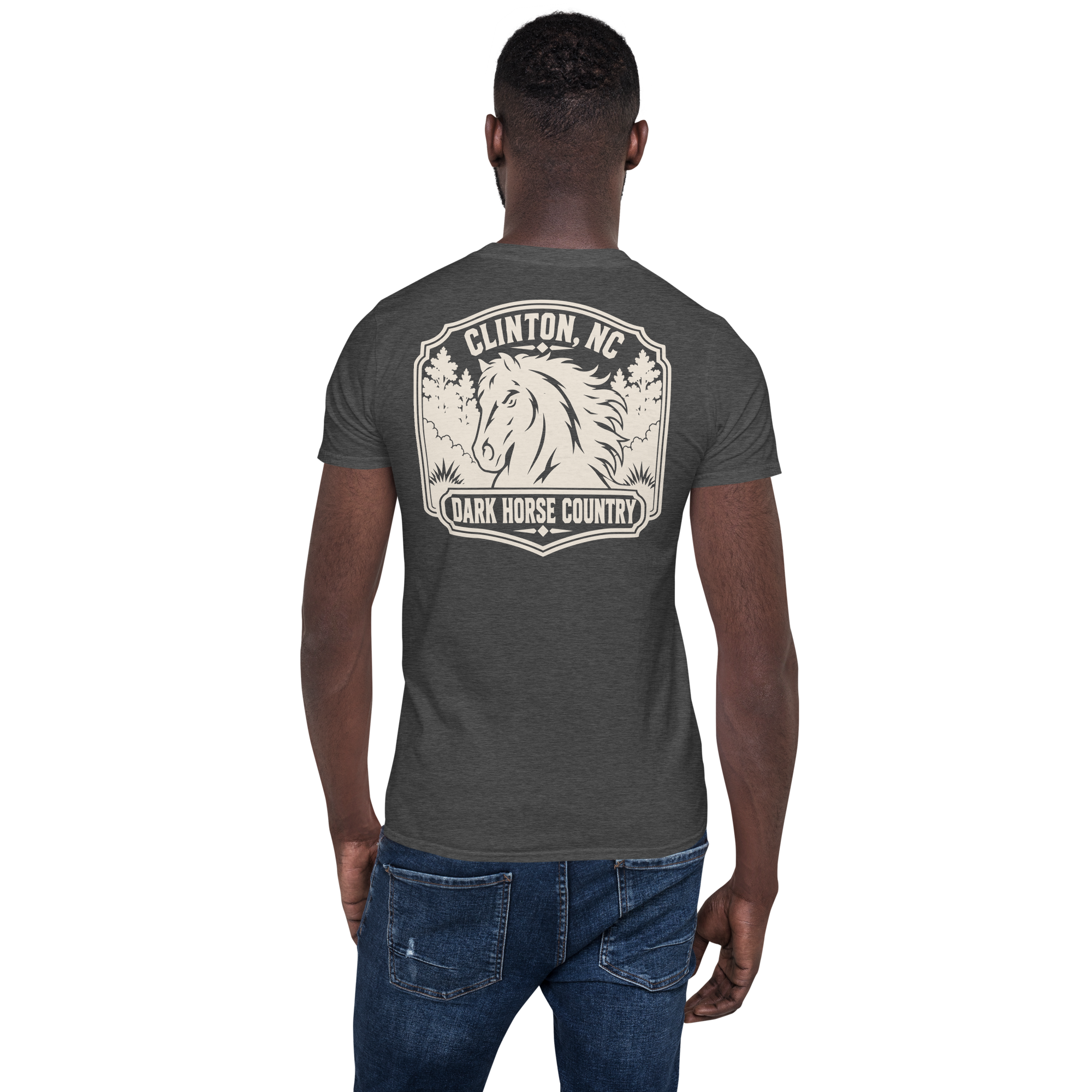 Clinton, NC - Dark Horse Country - Unisex T-Shirt