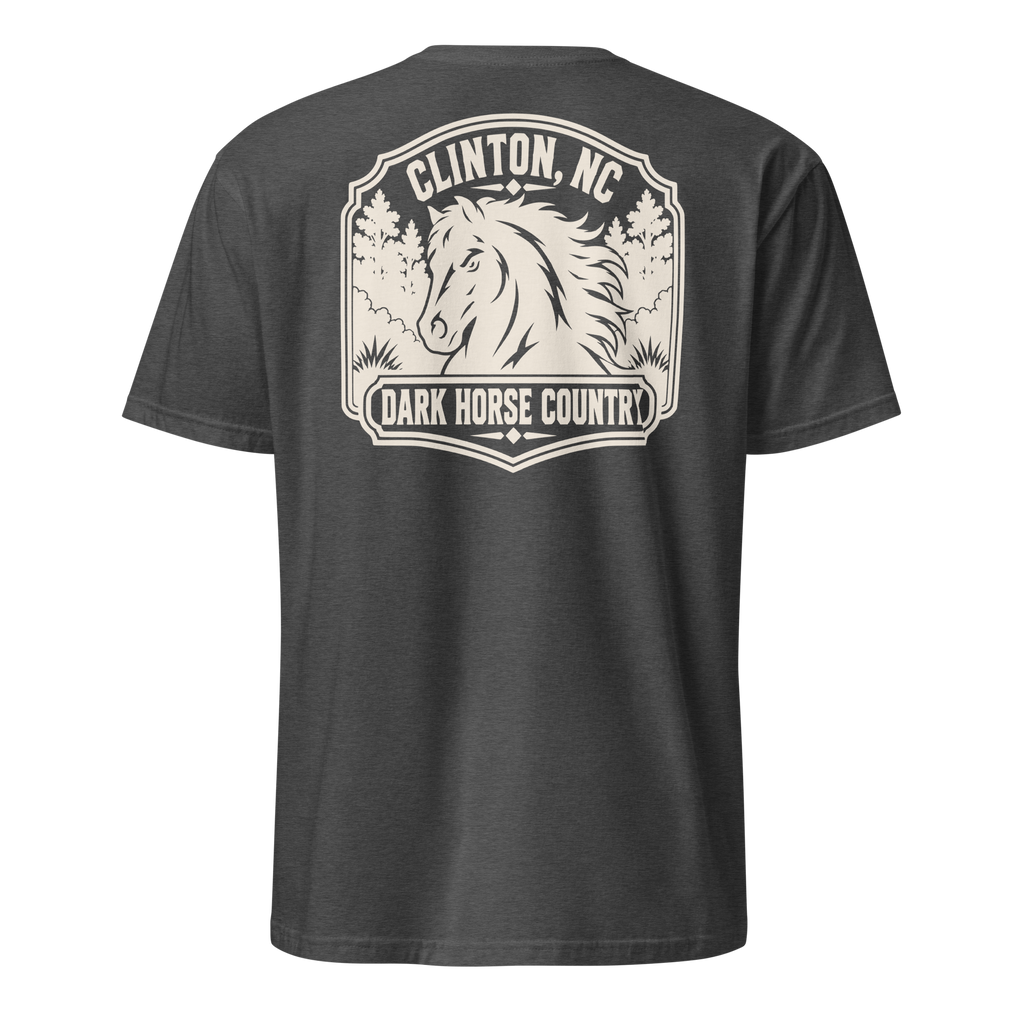 Clinton, NC - Dark Horse Country - Unisex T-Shirt