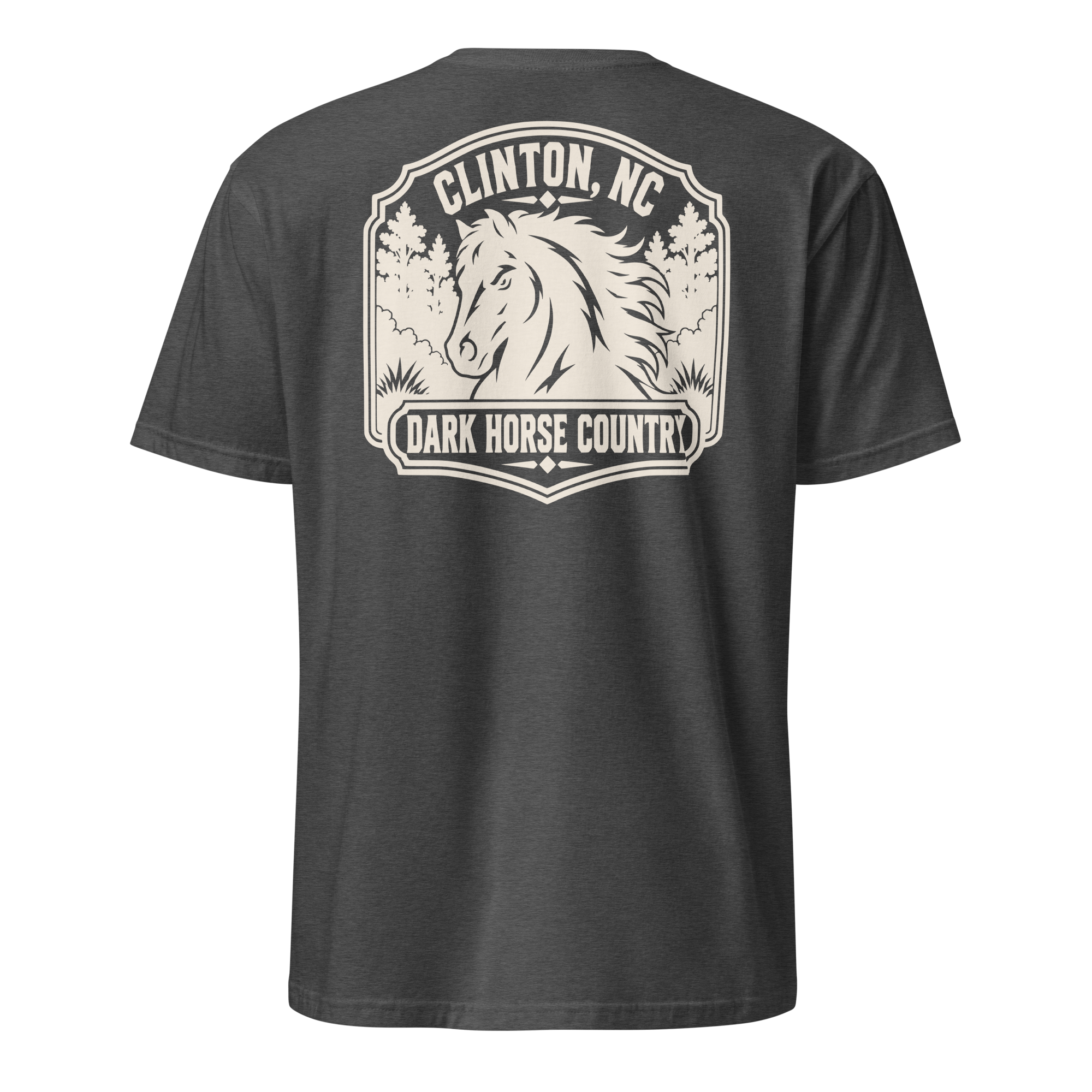 Clinton, NC - Dark Horse Country - Unisex T-Shirt