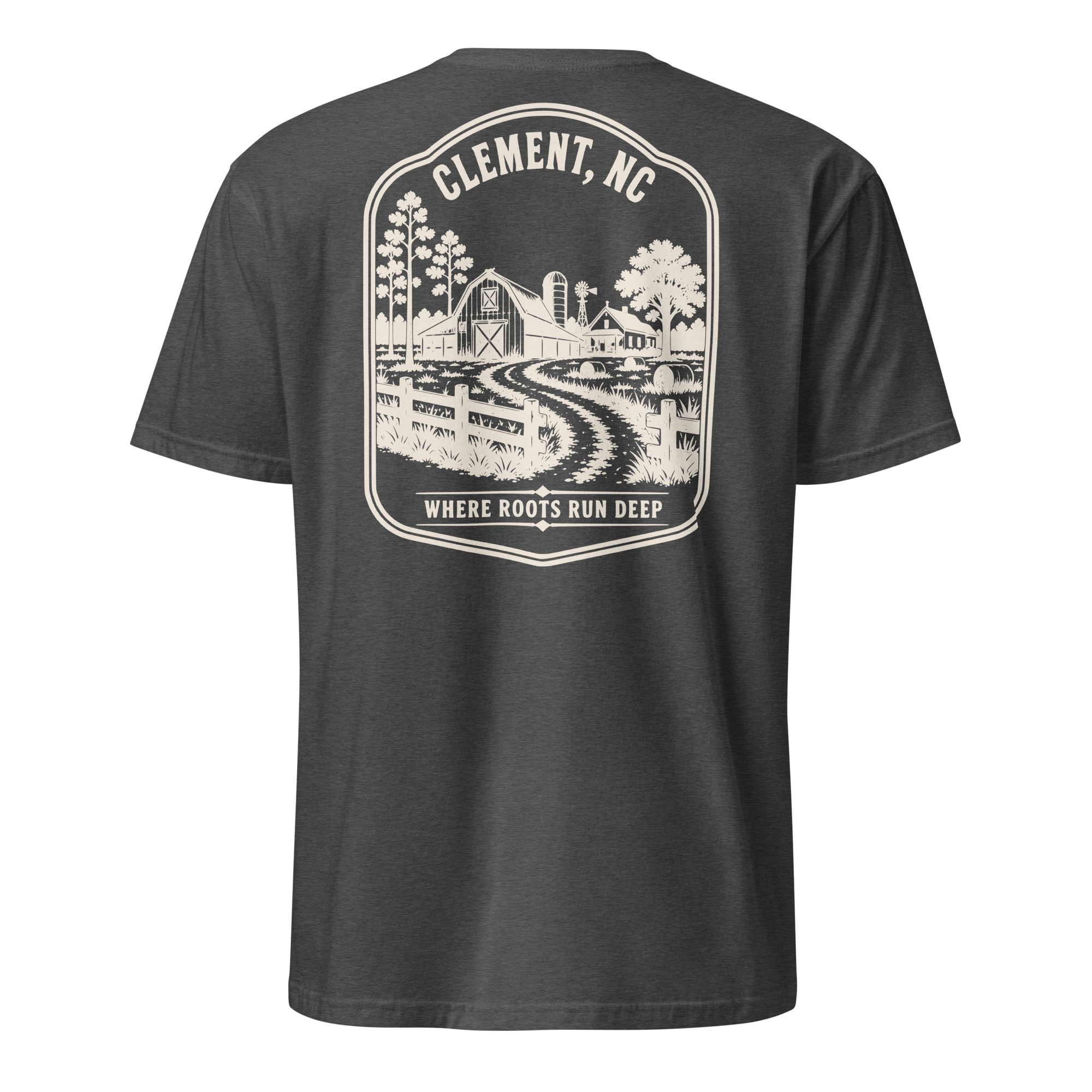 Clement, NC - Farm Roots - Unisex T-Shirt