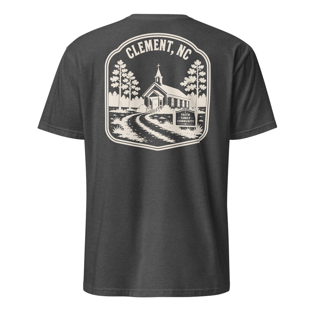 Clement, NC - Faith & Family - Unisex T-Shirt