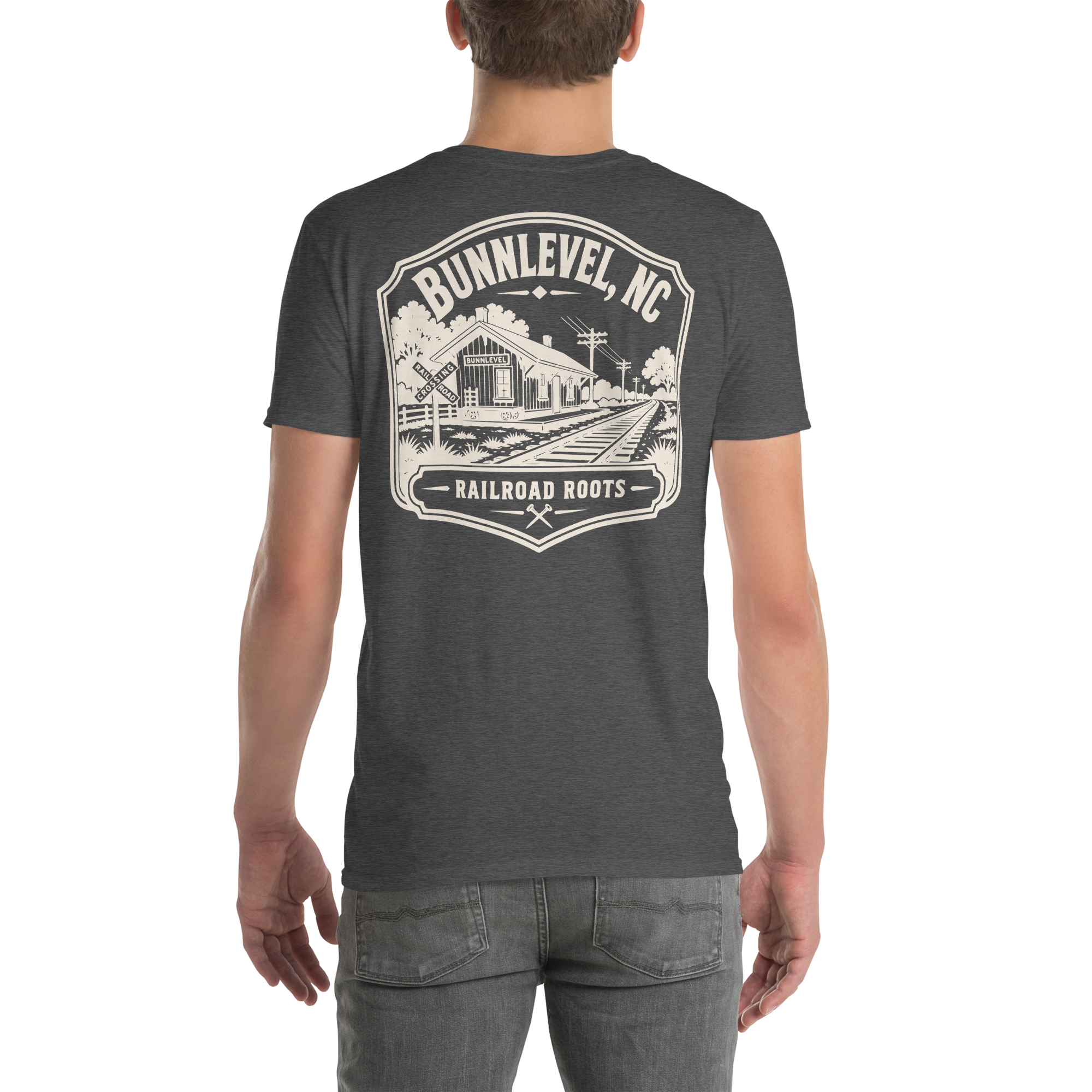 Bunnlevel, NC - Railroad Town - Unisex T-Shirt