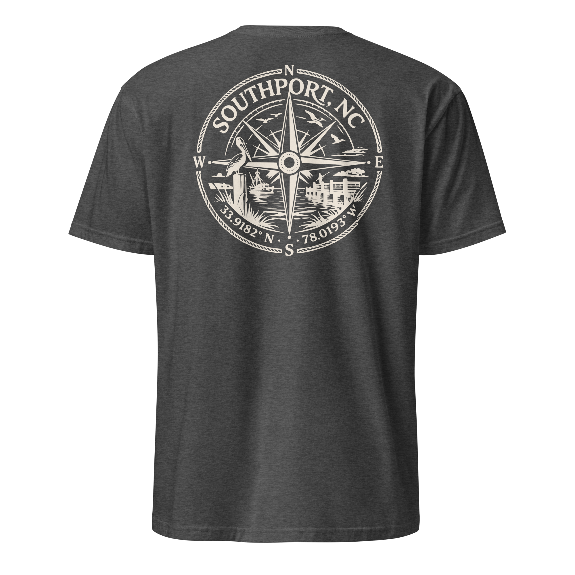 Southport, NC - Compass - Unisex T-Shirt
