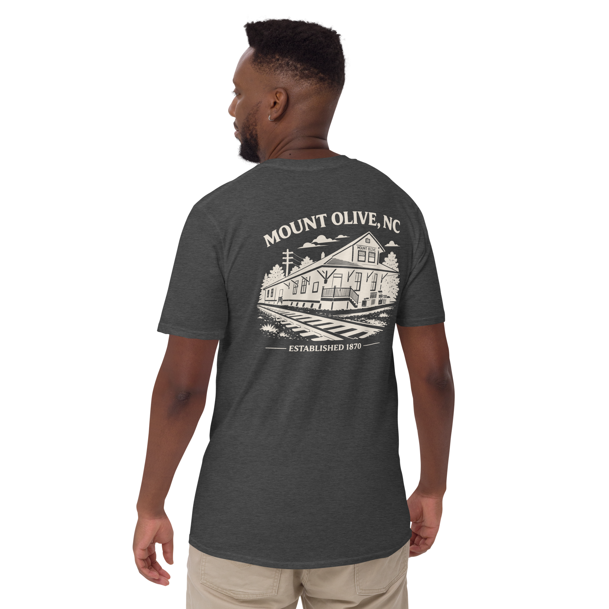 Mount Olive, NC - Train Depot - Unisex T-Shirt