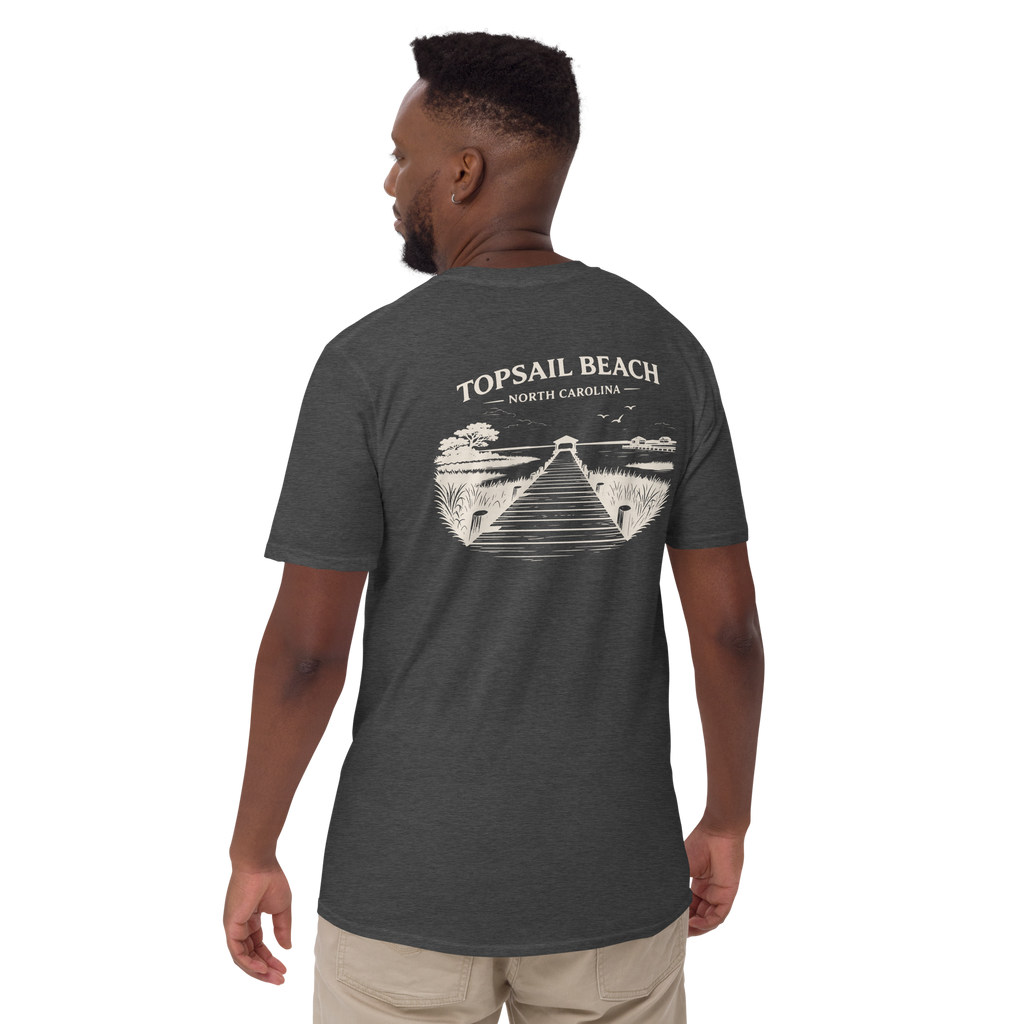 Topsail Beach, NC - On The Dock - Unisex T-Shirt