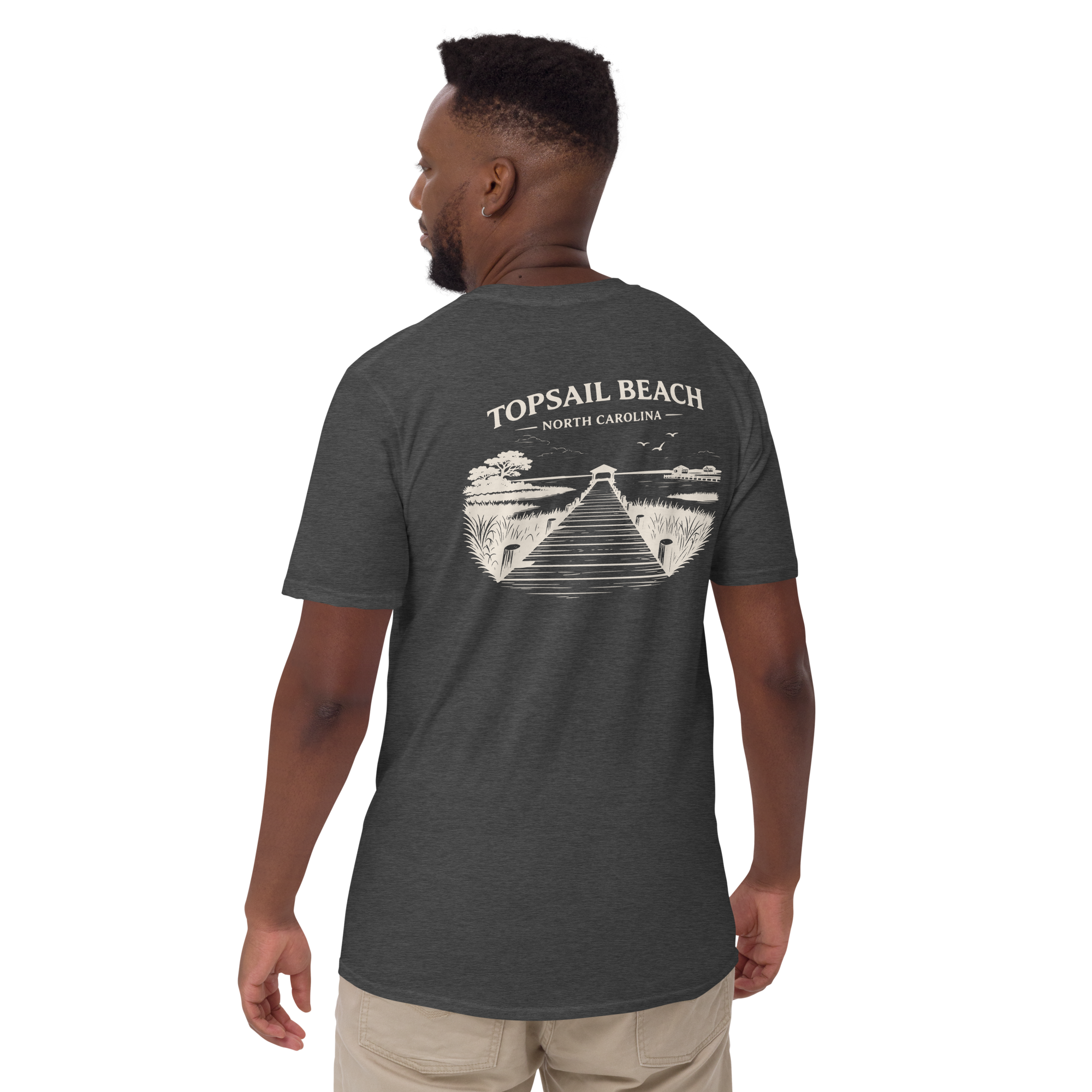 Topsail Beach, NC - On The Dock - Unisex T-Shirt