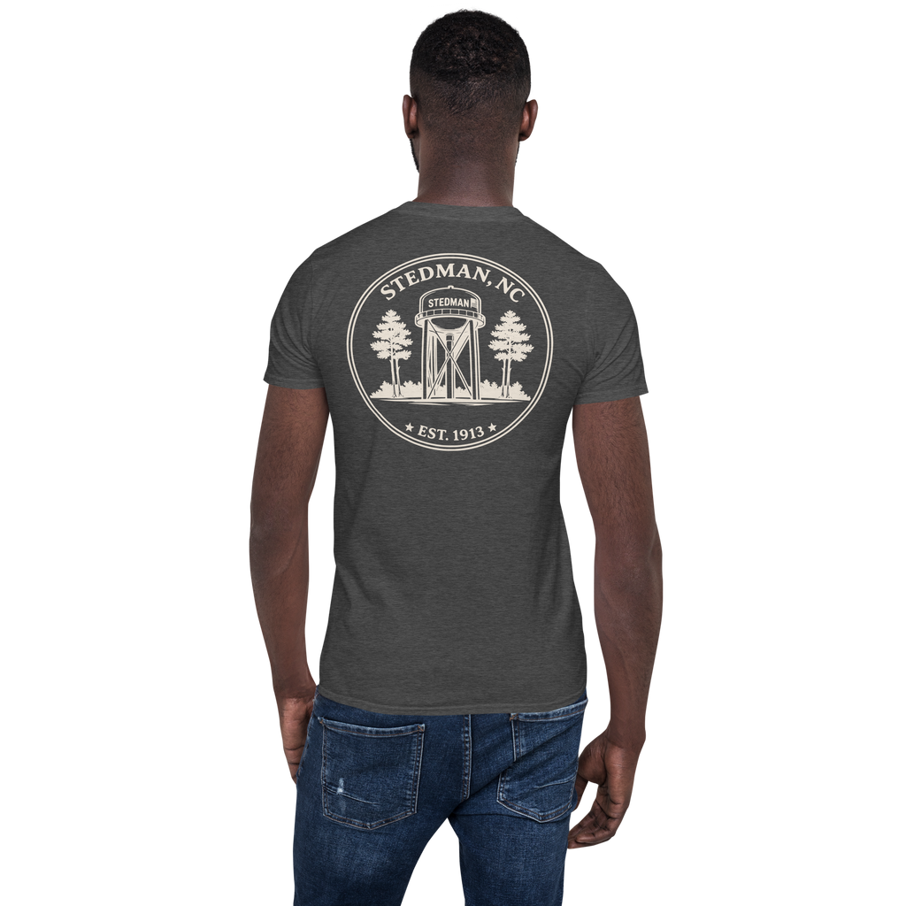 Stedman, NC - Water Tower Round Badge - Unisex T-Shirt