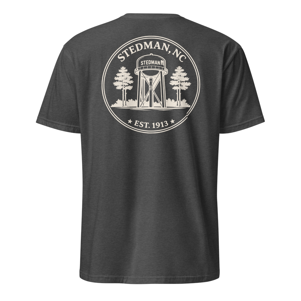 Stedman, NC - Water Tower Round Badge - Unisex T-Shirt