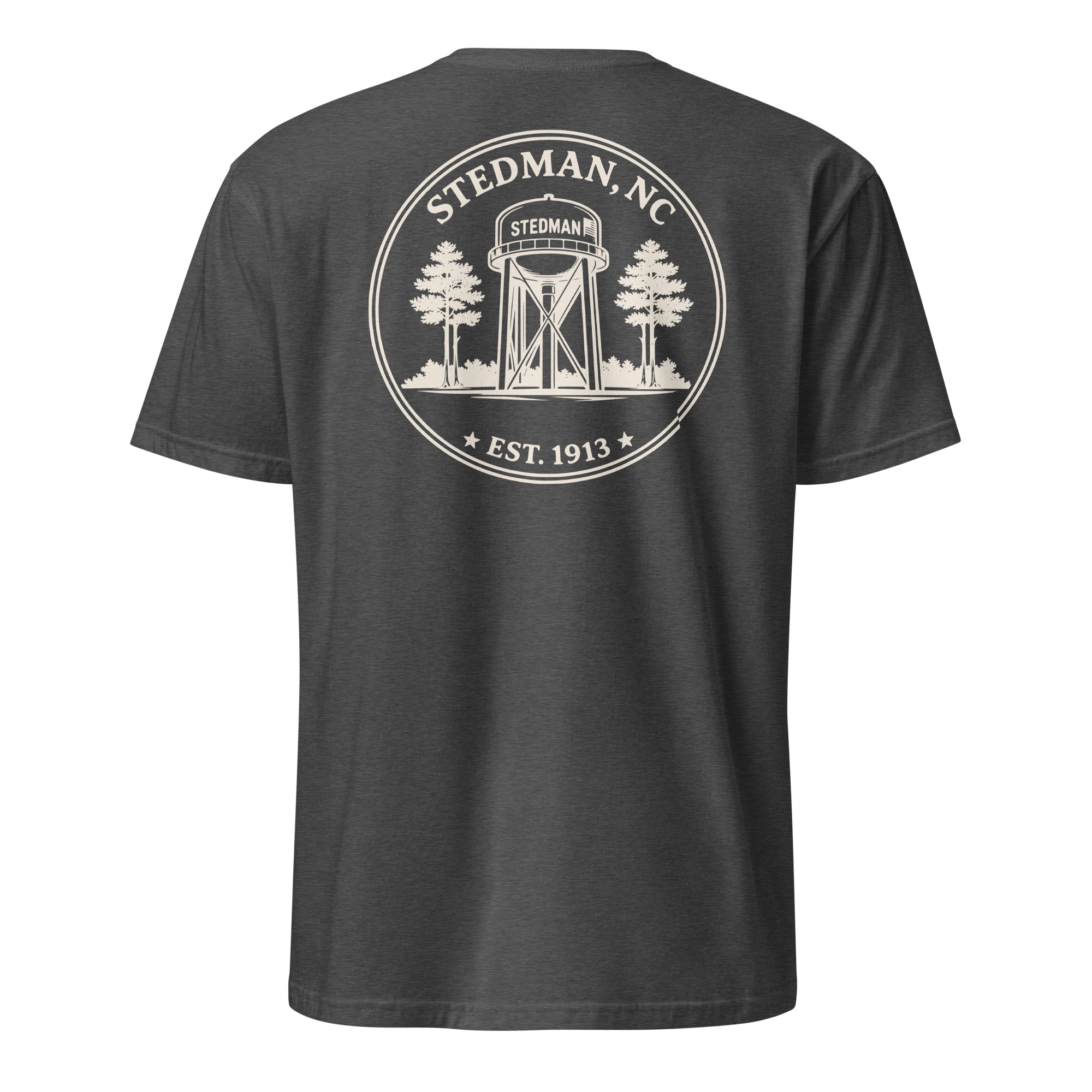 Stedman, NC - Water Tower Round Badge - Unisex T-Shirt