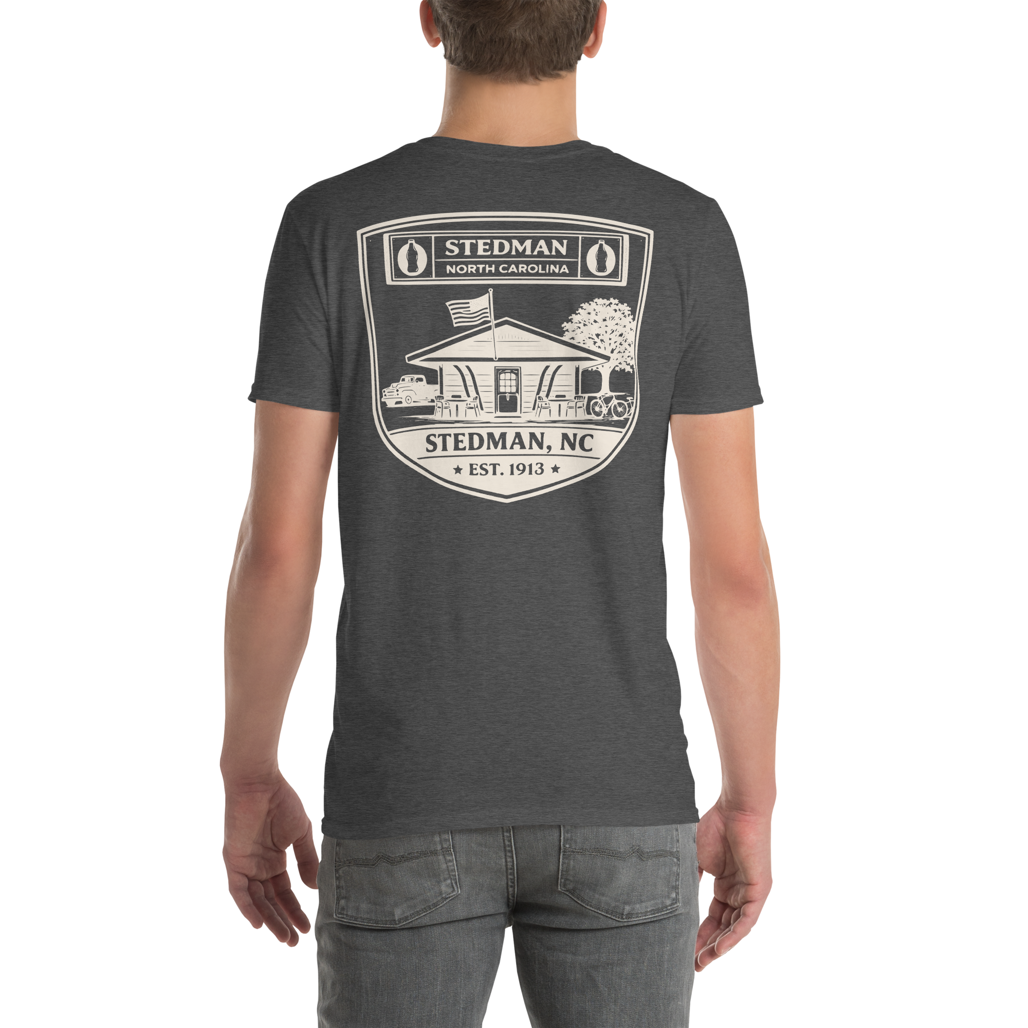 Stedman, NC - Soda Shop Badge - Unisex T-Shirt