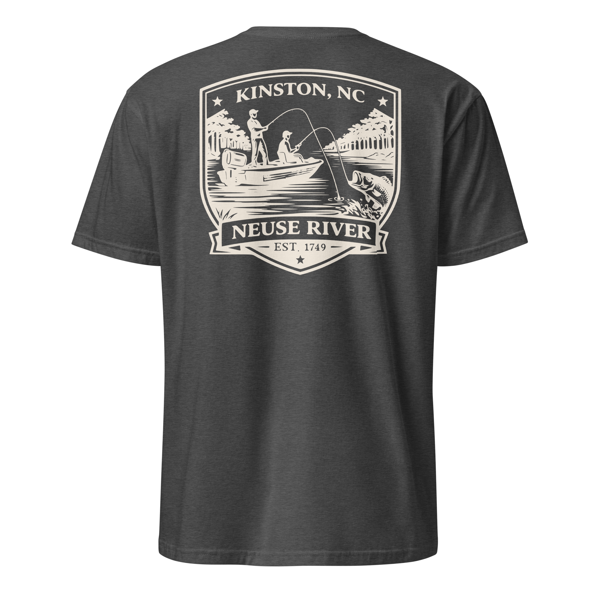 Kinston, NC - Neuse River Fishing - Unisex T-Shirt