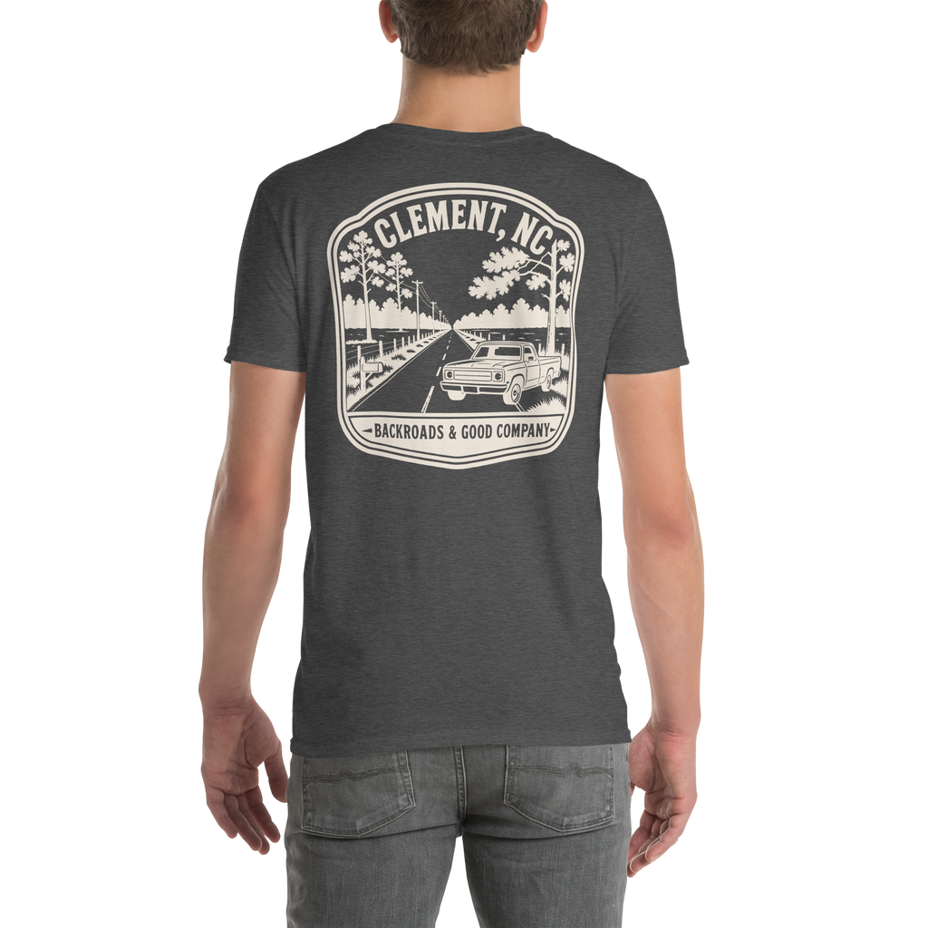Clement, NC - Country Roads - Unisex T-Shirt