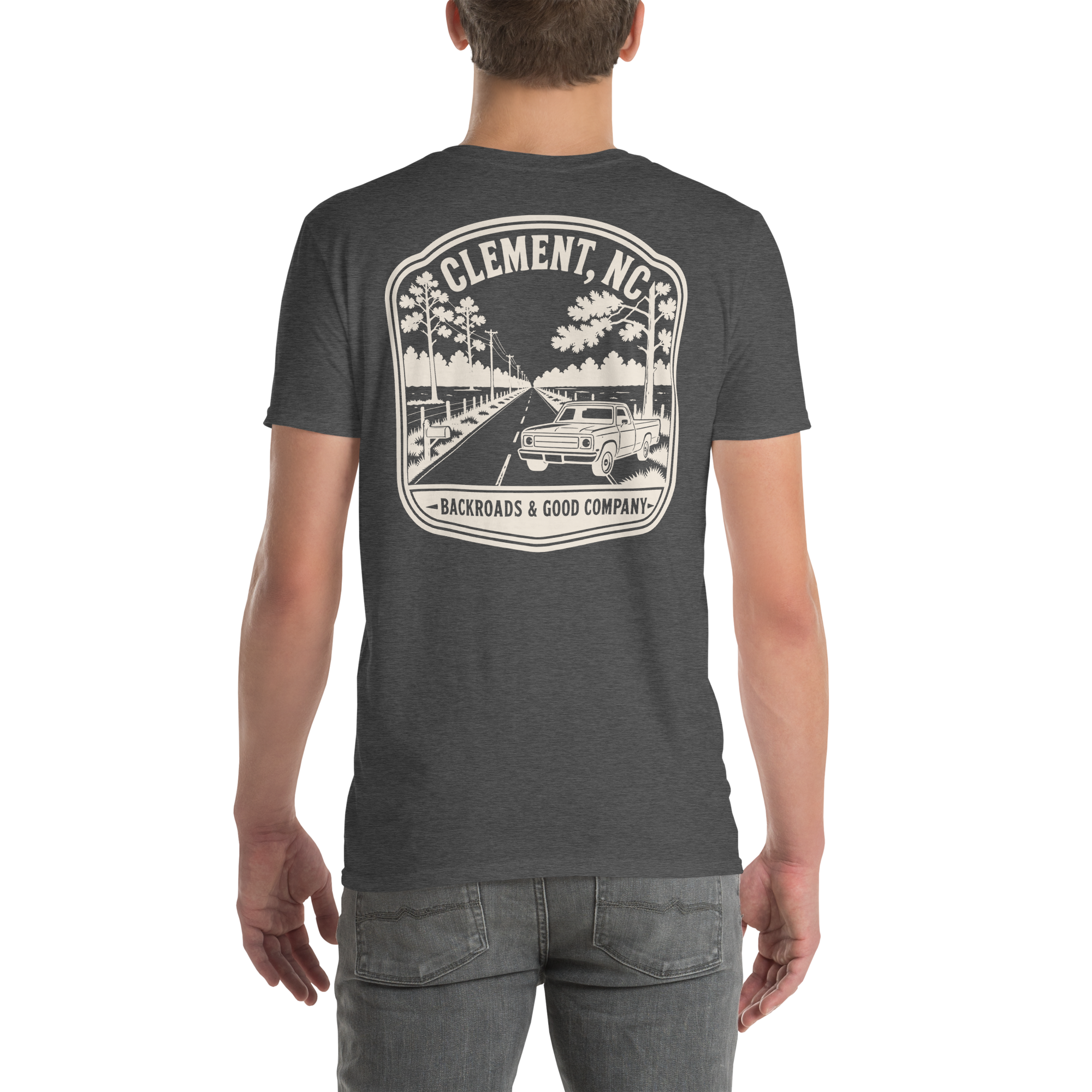 Clement, NC - Country Roads - Unisex T-Shirt