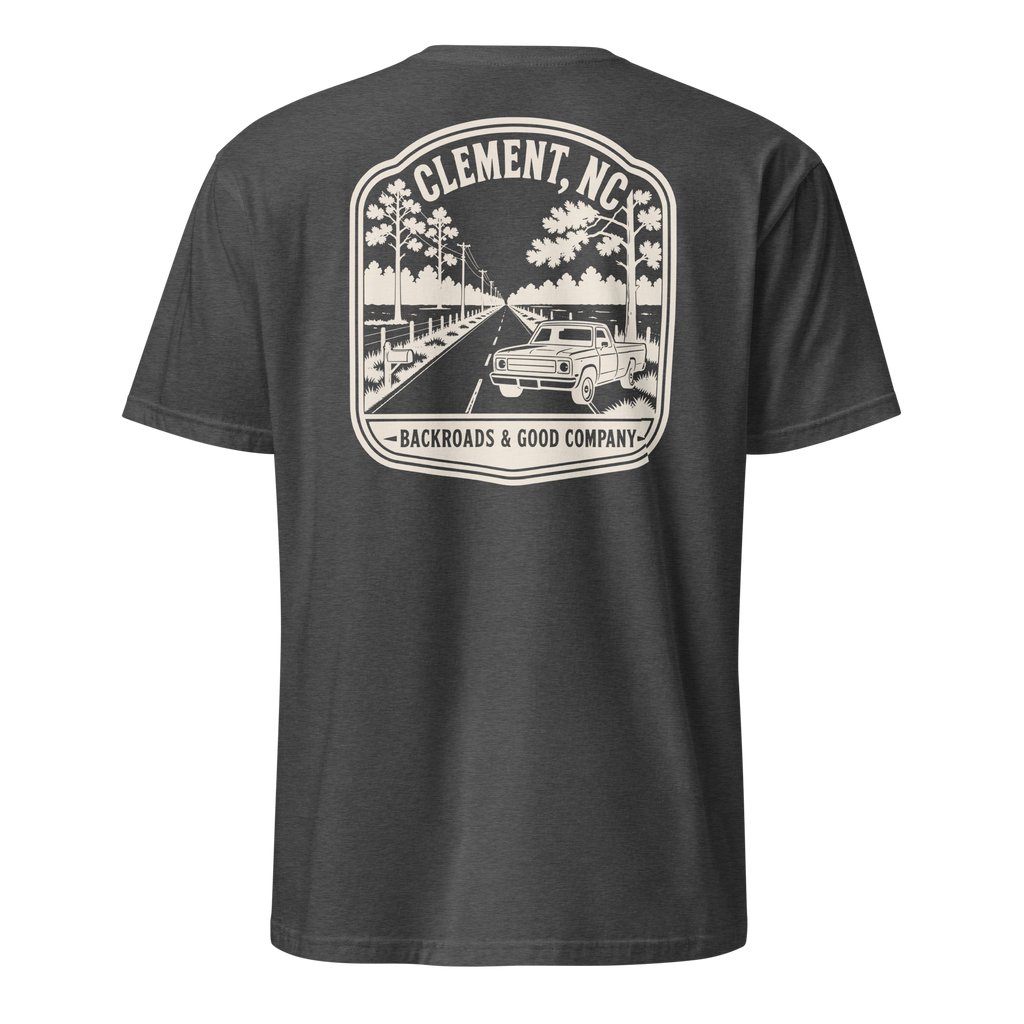 Clement, NC - Country Roads - Unisex T-Shirt