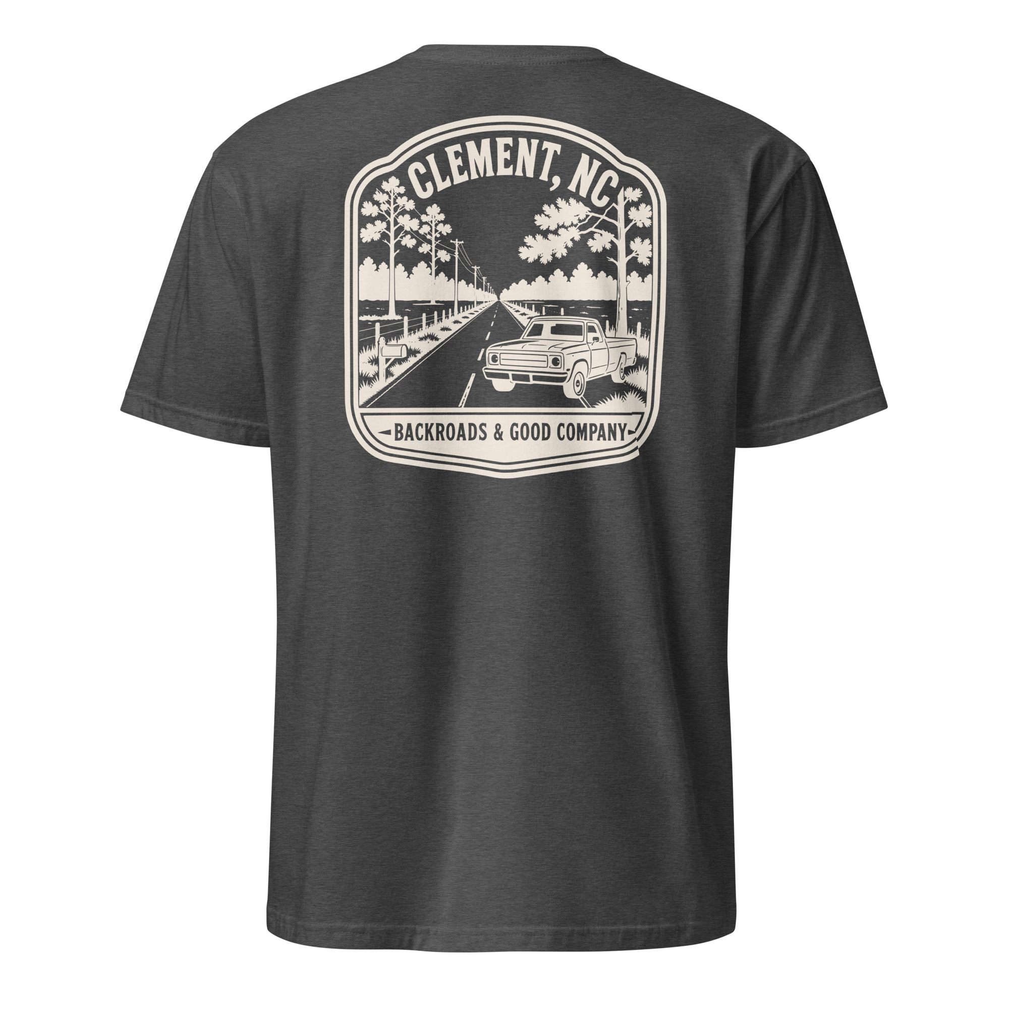 Clement, NC - Country Roads - Unisex T-Shirt