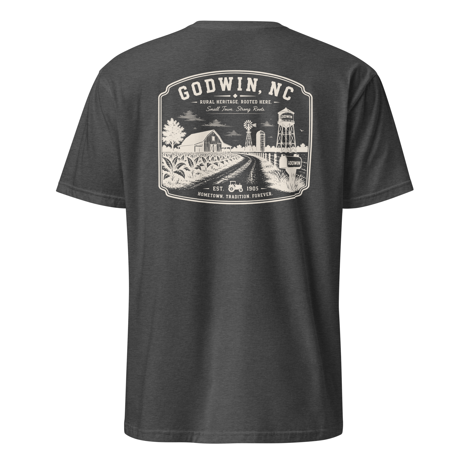 Godwin, NC - Farm Roots - Unisex T-Shirt