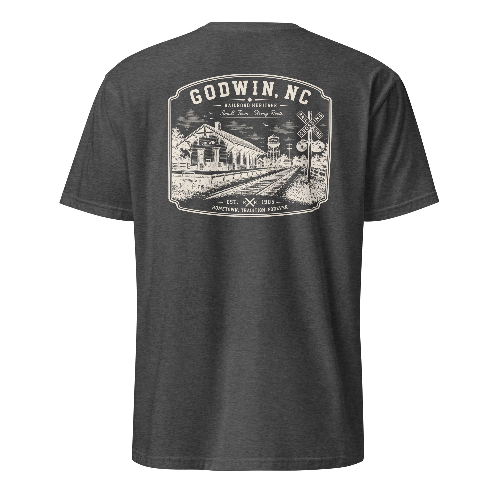 Godwin, NC - Railroad Town - Unisex T-Shirt