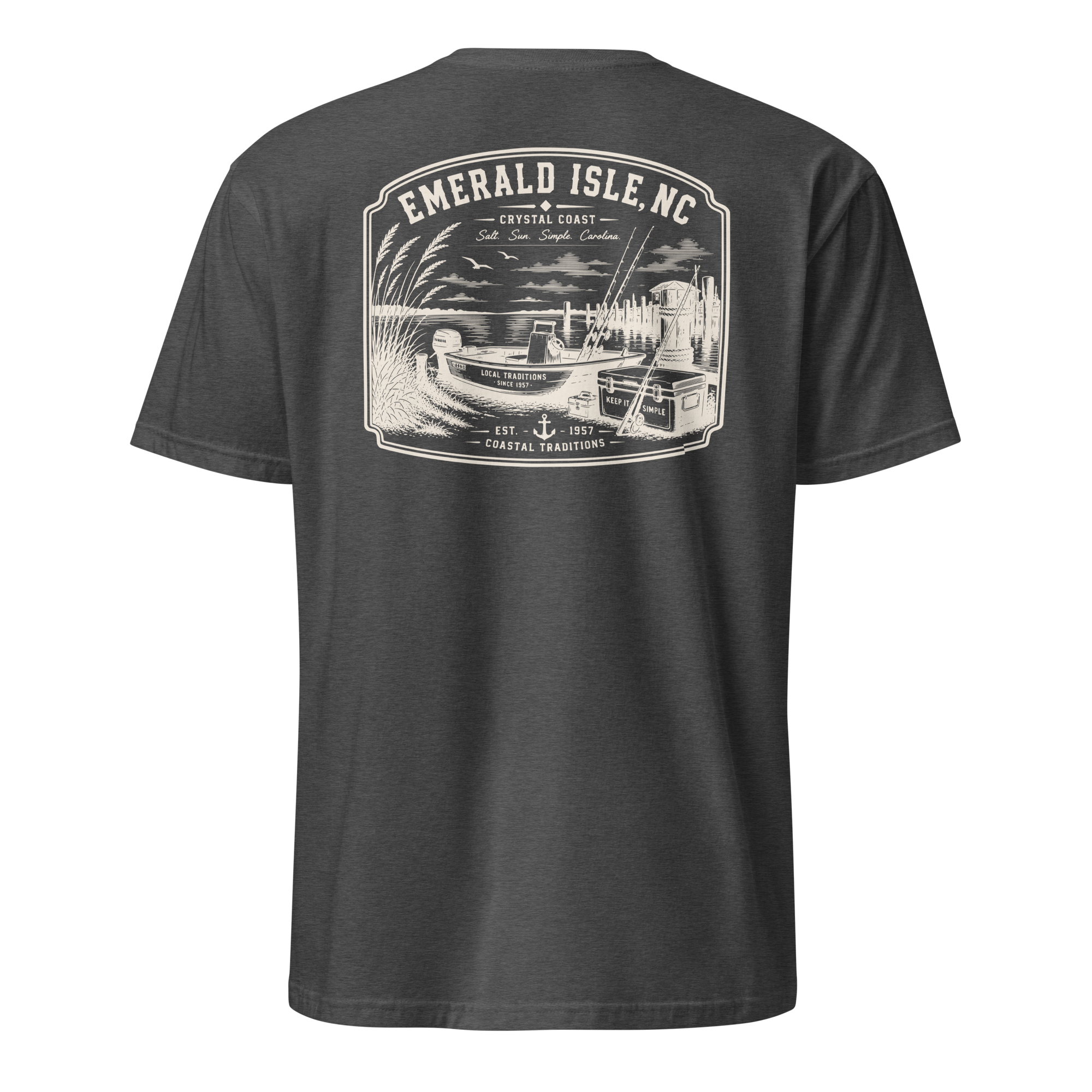 Emerald Isle, NC - Salt. Sun. Simple. - Unisex T-Shirt