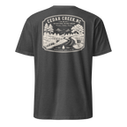 Cedar Creek, NC - The Back Roads - Unisex T-Shirt