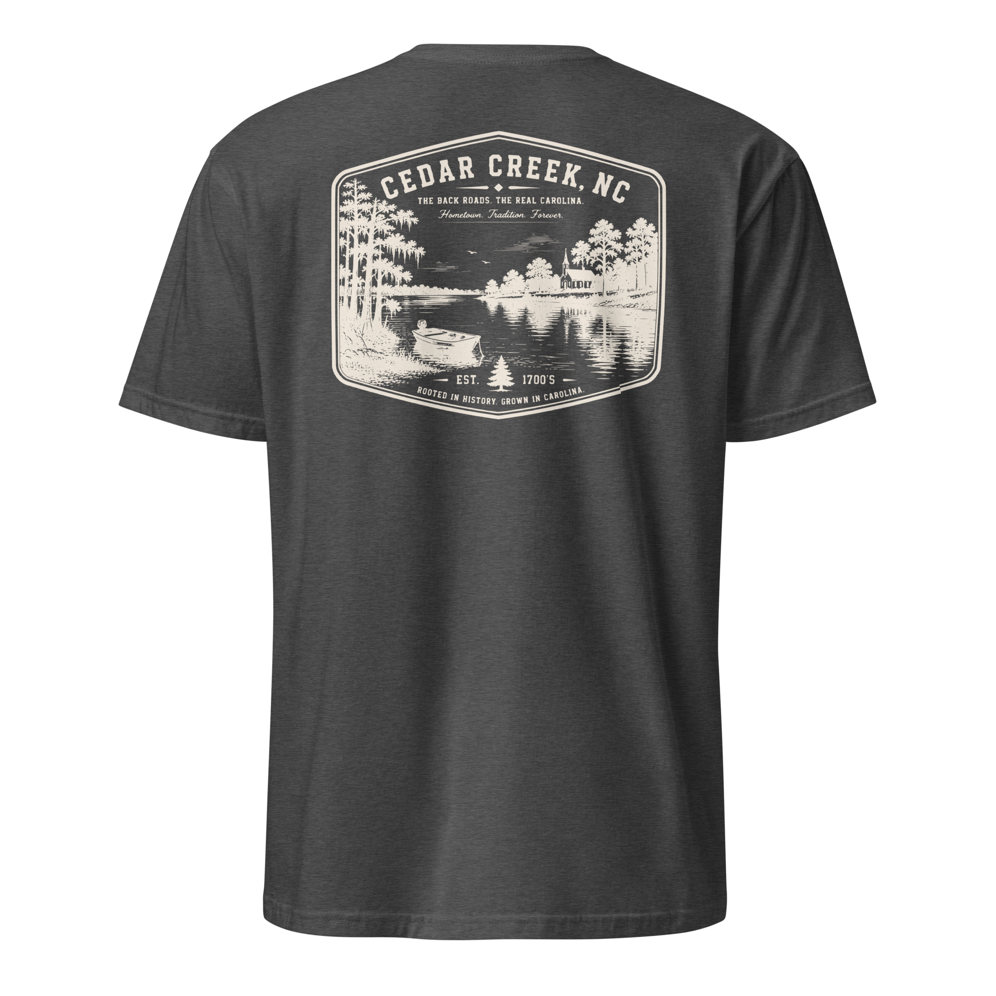 Cedar Creek, NC - The River - Unisex T-Shirt