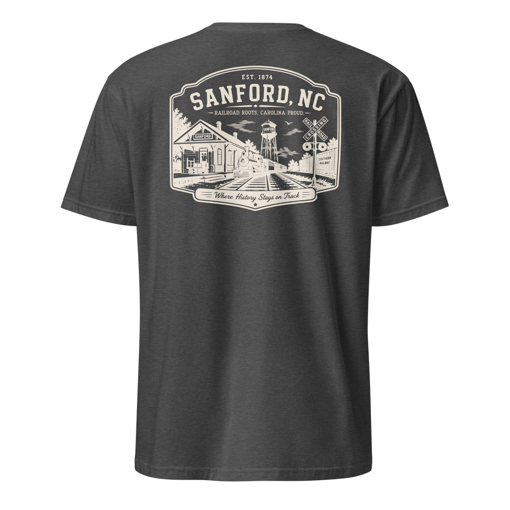 Sanford, NC - Railroad Roots - Unisex T-Shirt