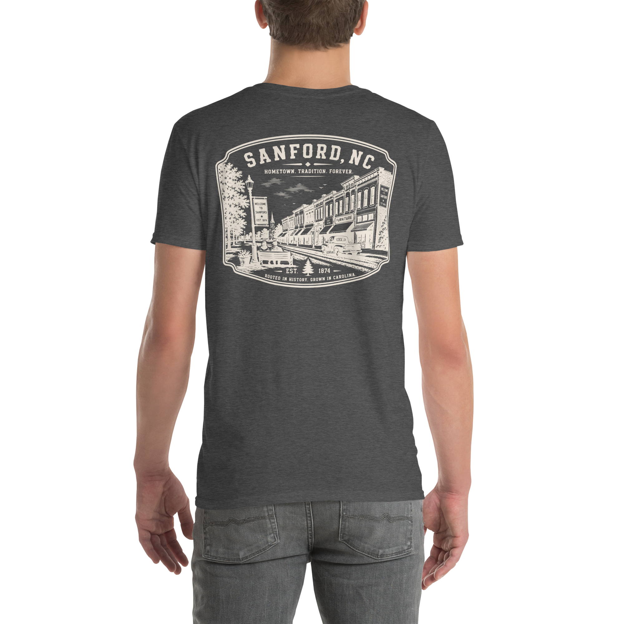 Sanford, NC - Downtown - Unisex T-Shirt